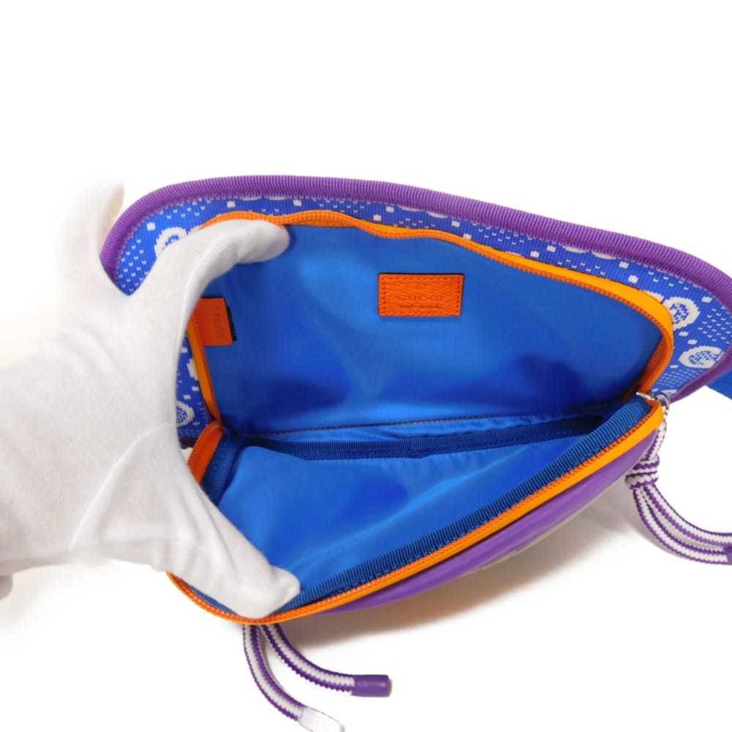 Gucci Blue Nylon Jersey Fanny Pack