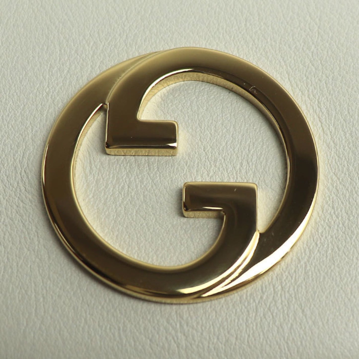 Gucci White Leather Shoulder Bag