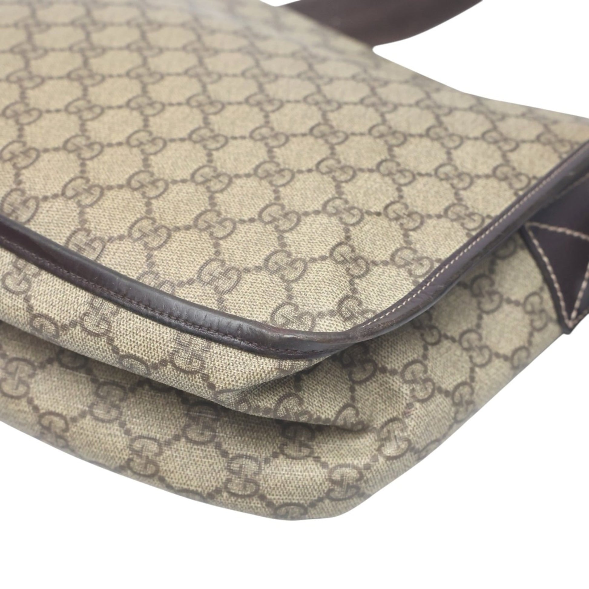 Gucci Brown Gg Plus Shoulder Bag