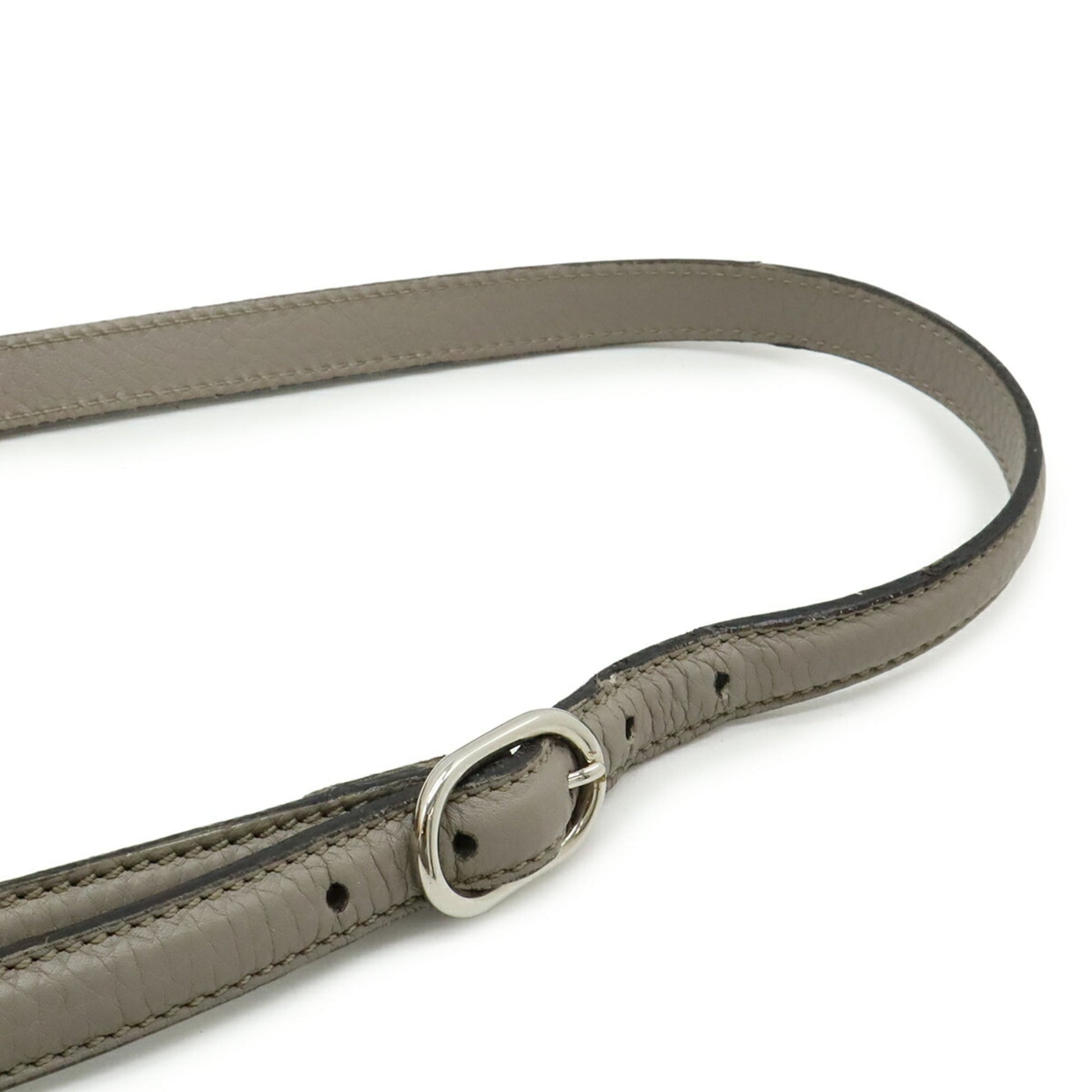 Gucci Gray Bamboo Leather Handbag Shoulder Bag