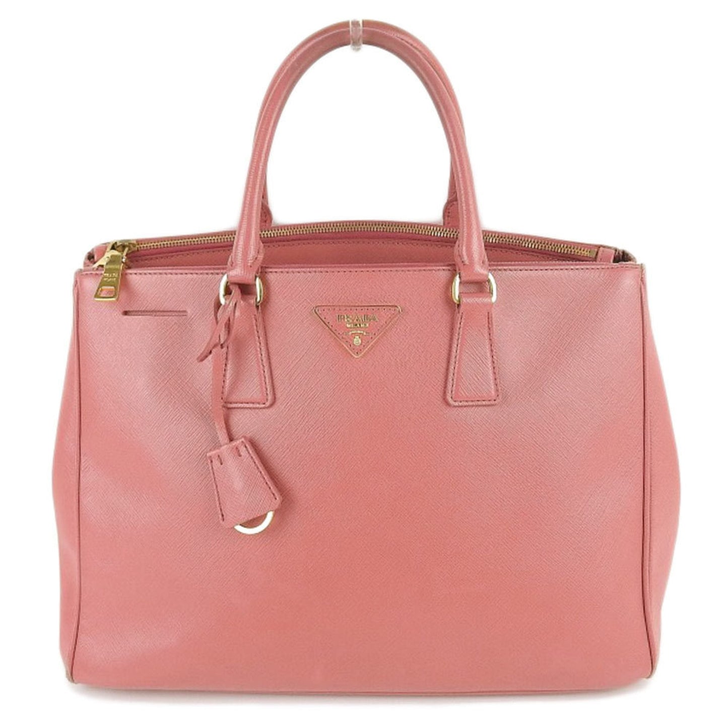 Prada Handbag Series Saffiano Pink Travel Bag