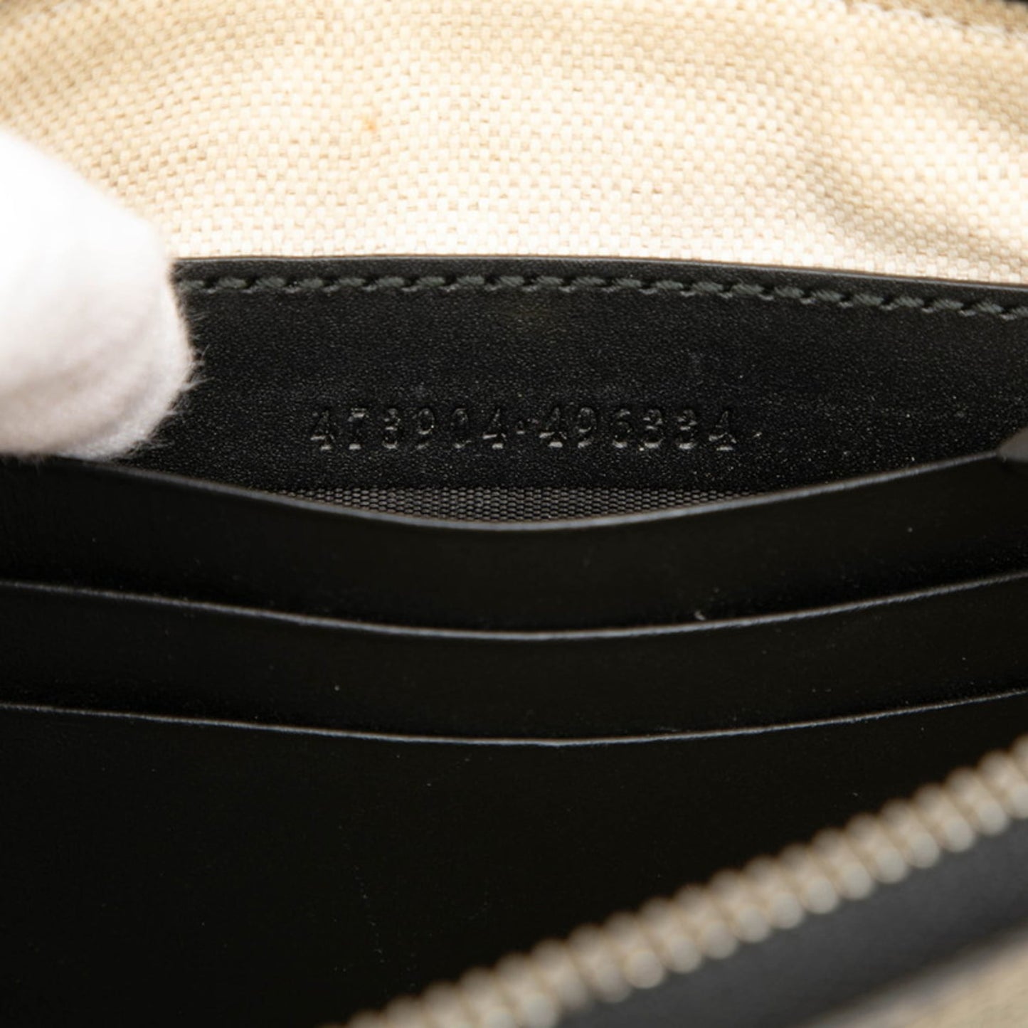 Gucci Beige Black Multi-Color Pvc Leather Clutch Bag