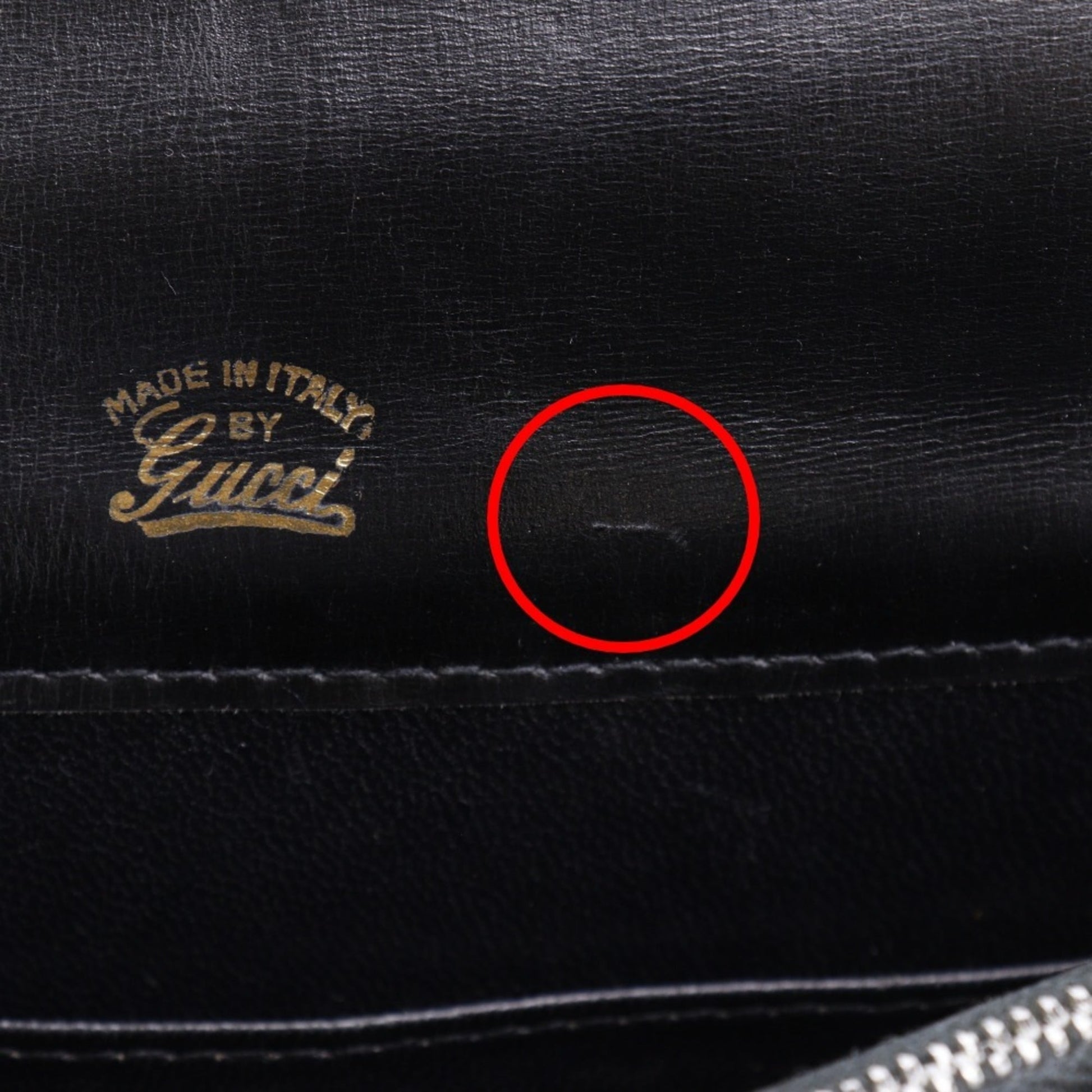 Gucci Black Leather Shoulder Bag