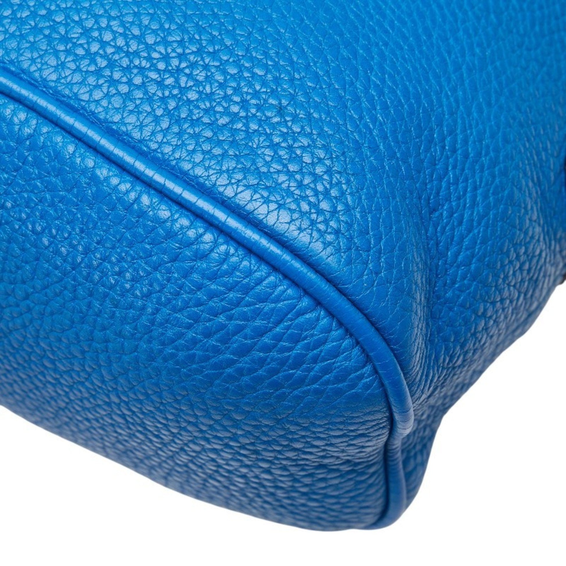 Gucci Blue Leather Handbag Shoulder Bag