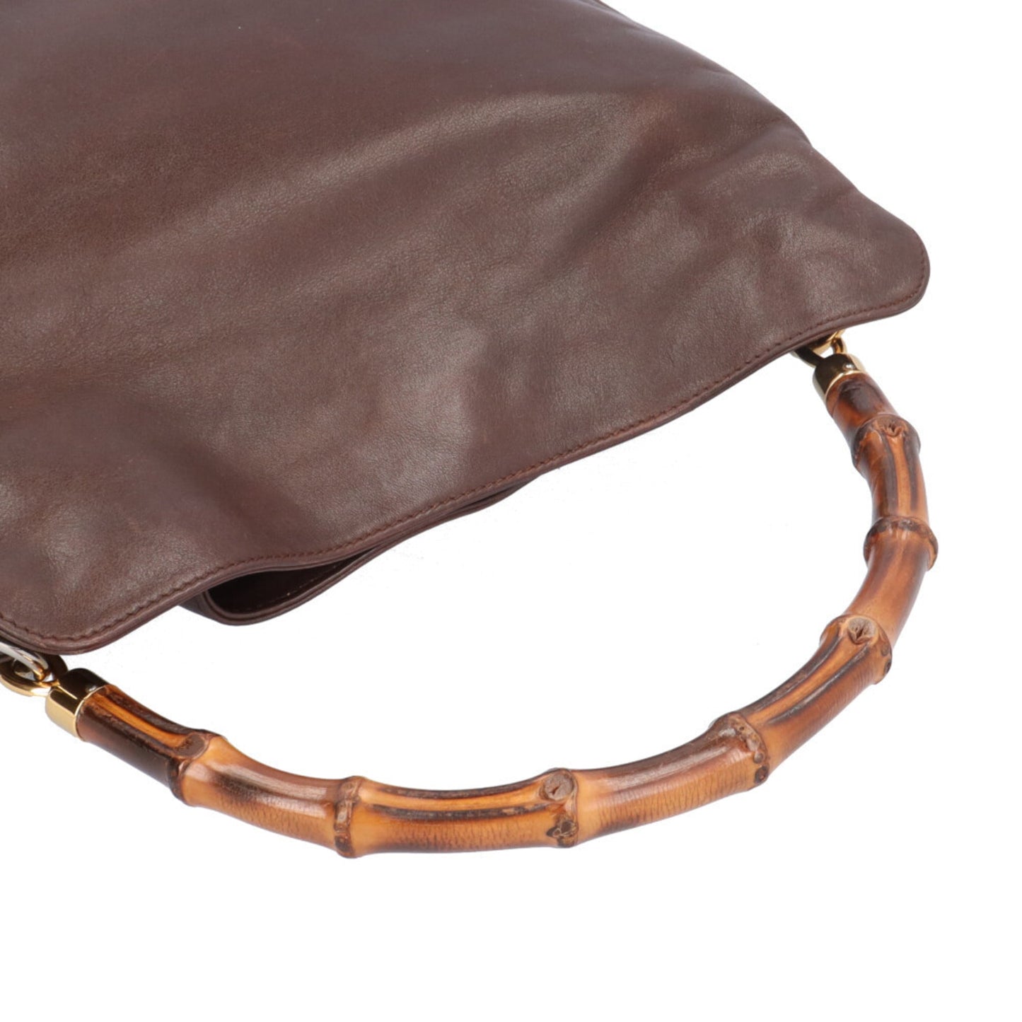 Gucci Brown Leather Shoulder Bag