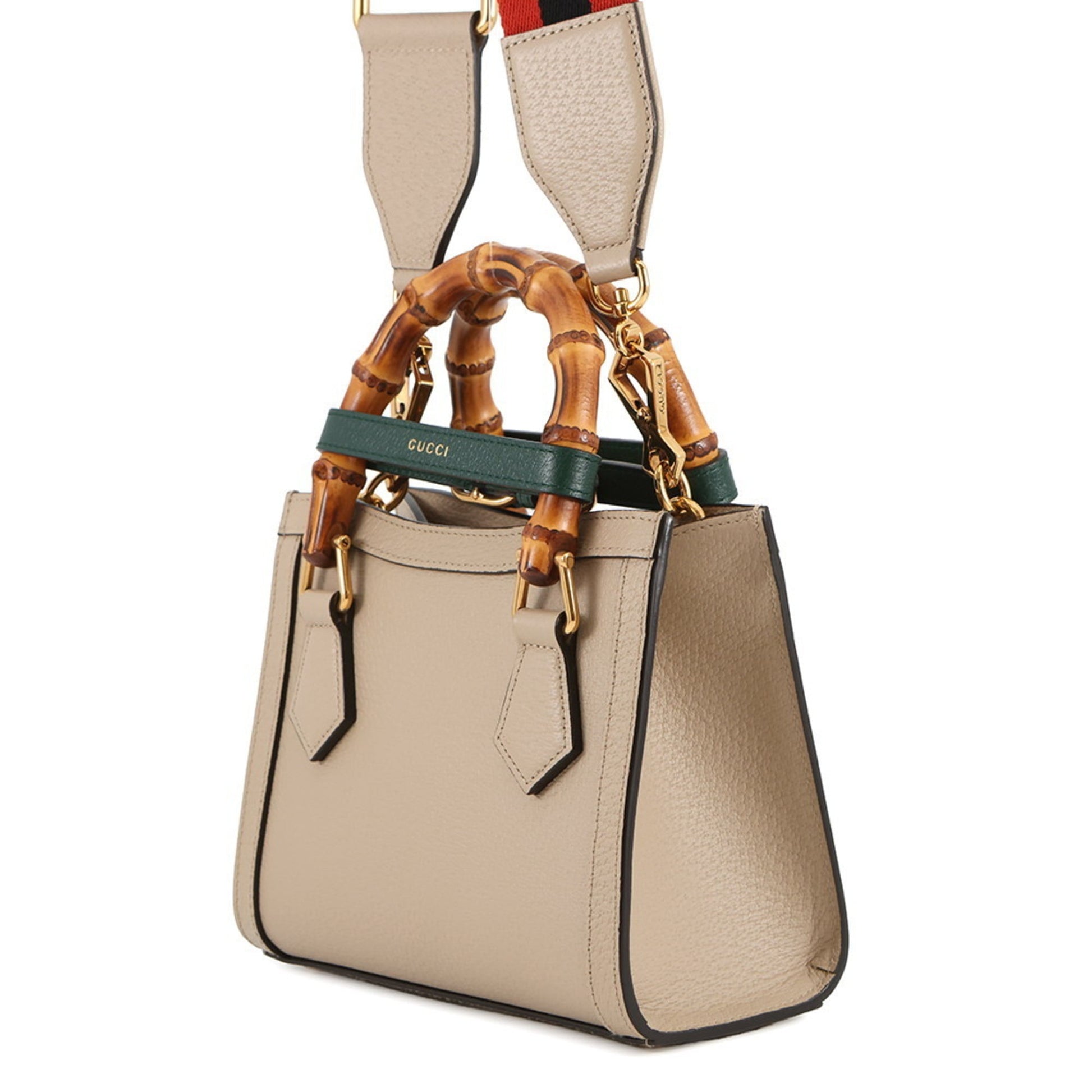 Gucci Beige Leather Handbag Shoulder Bag