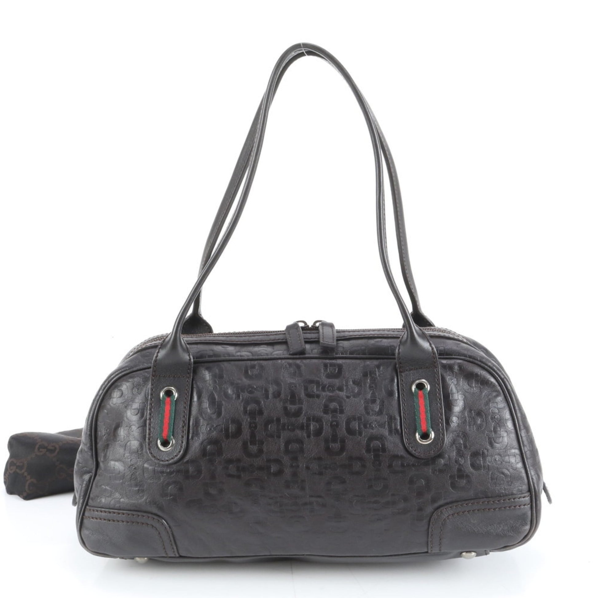 Gucci Dark Brown Leather Tote Bag
