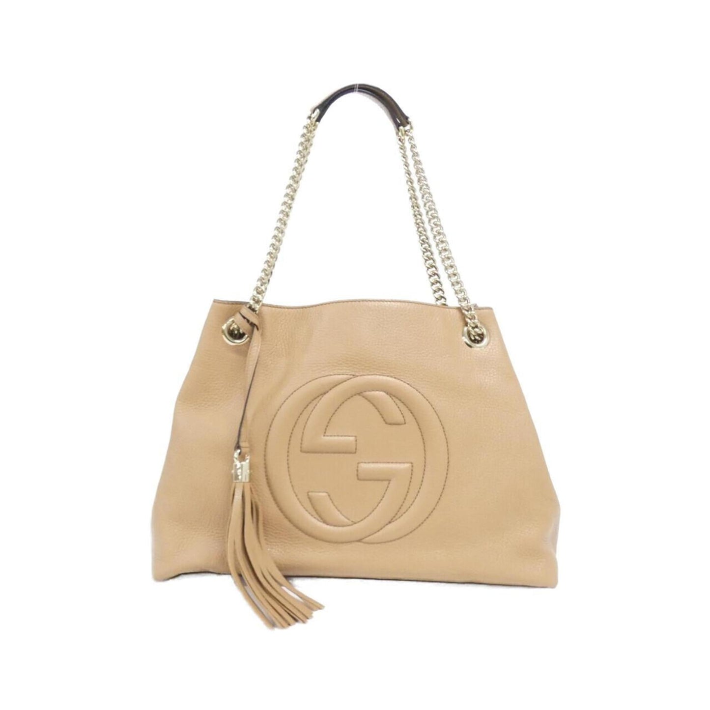 Gucci Beige Leather Shoulder Bag