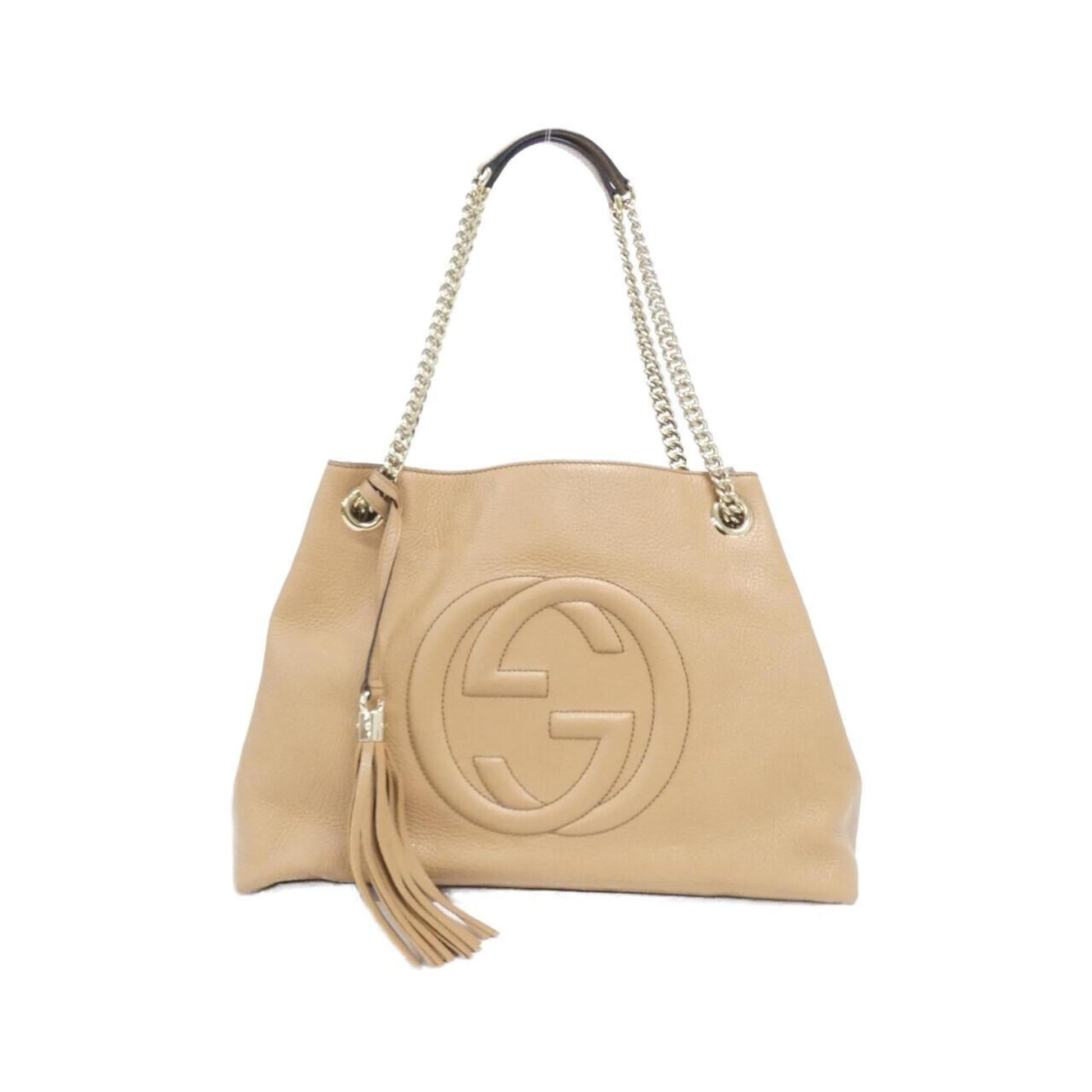Gucci Beige Leather Shoulder Bag