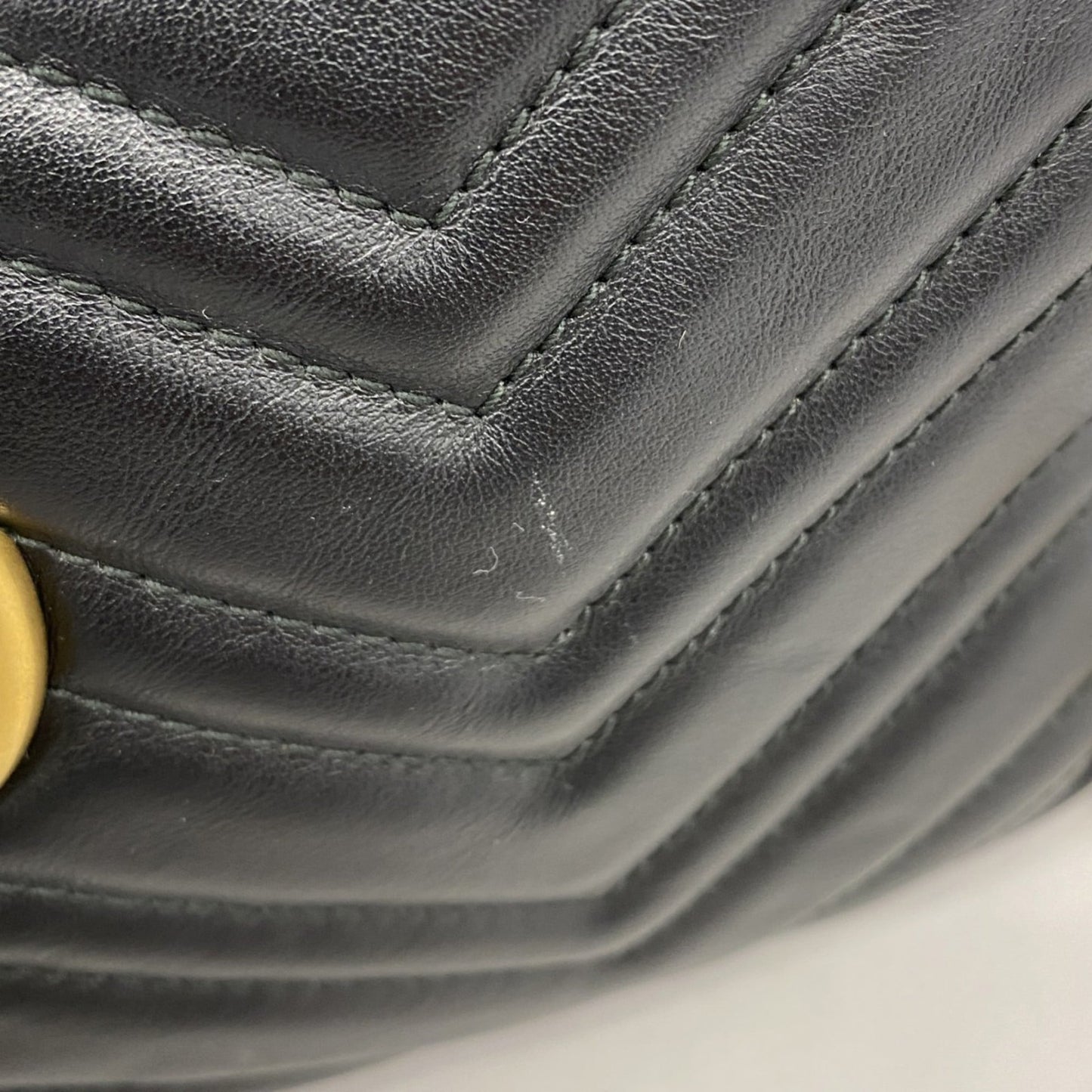 Gucci Black Leather Shoulder Bag