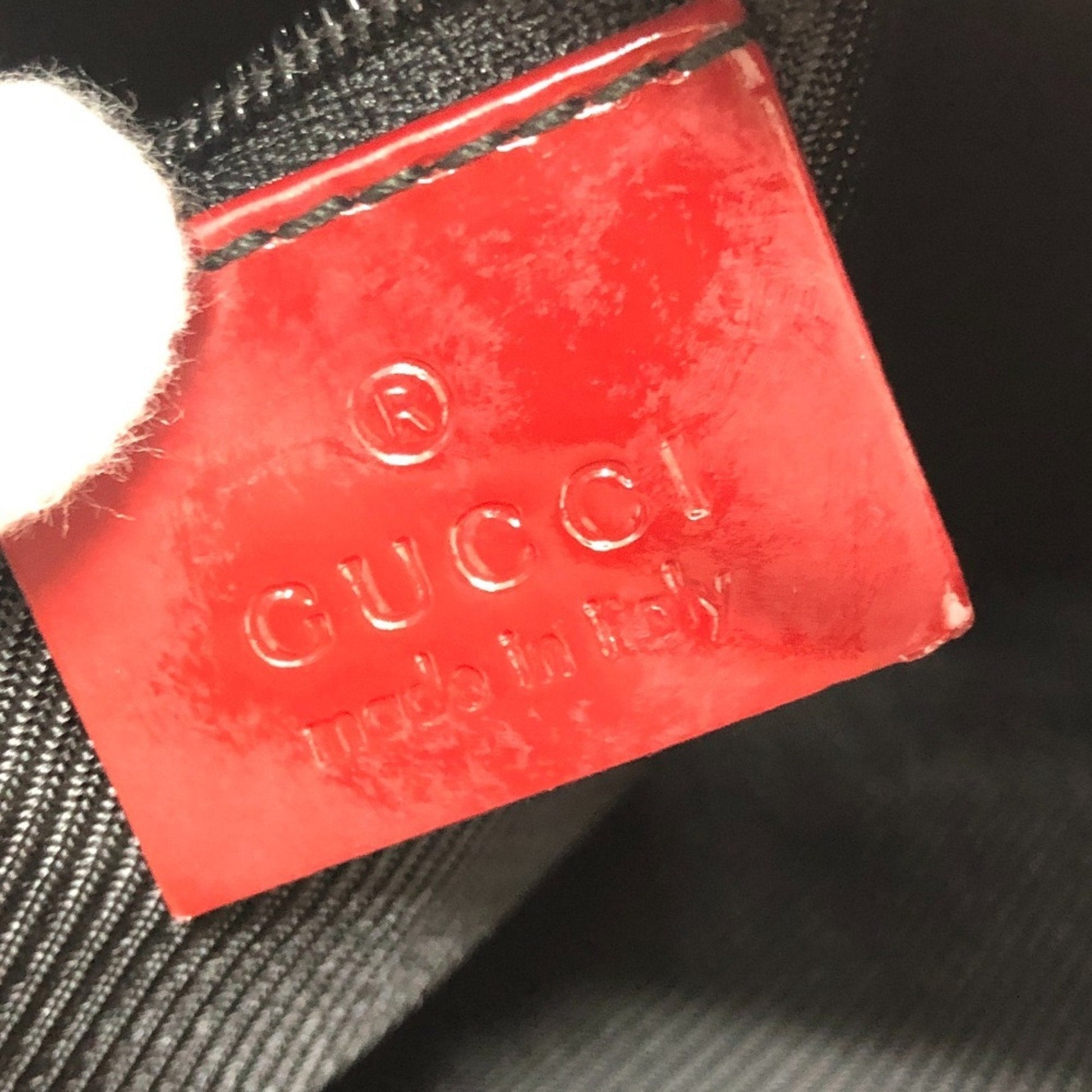 Gucci Gg Canvas Red Color Gg Canvas Handbag Shoulder Bag