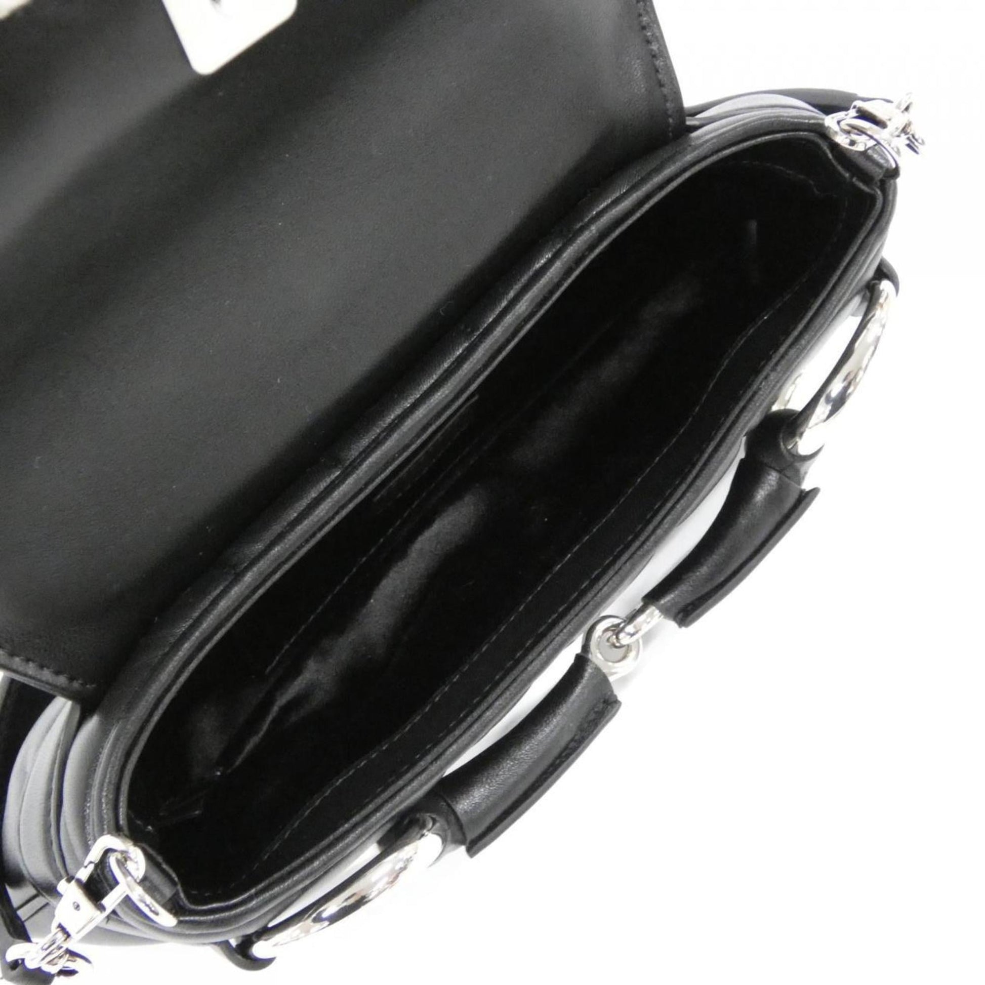 Gucci Black Leather Shoulder Bag