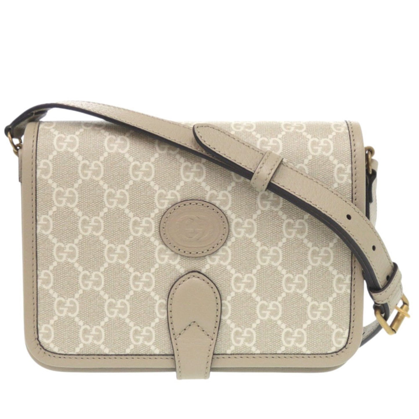 Gucci Beige Gg Supreme Shoulder Bag