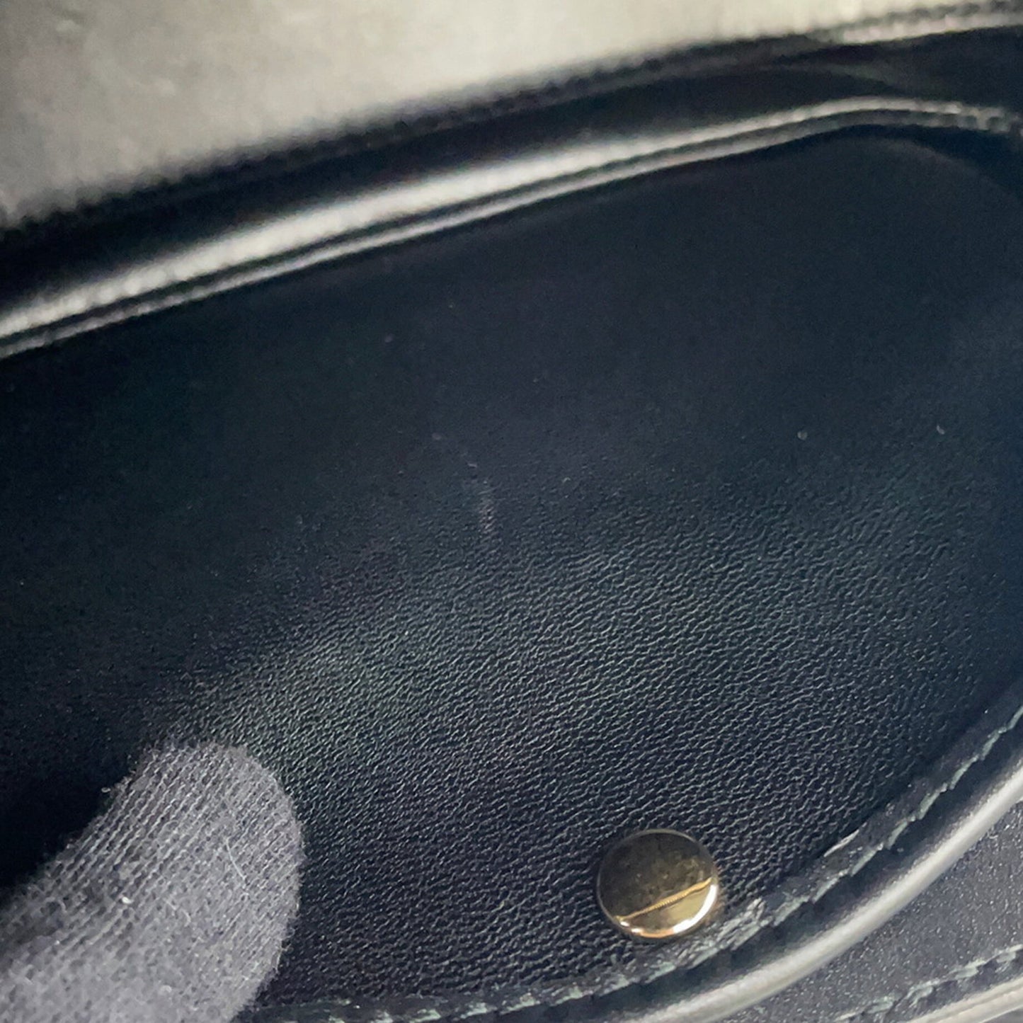 Gucci Black Leather Handbag Shoulder Bag