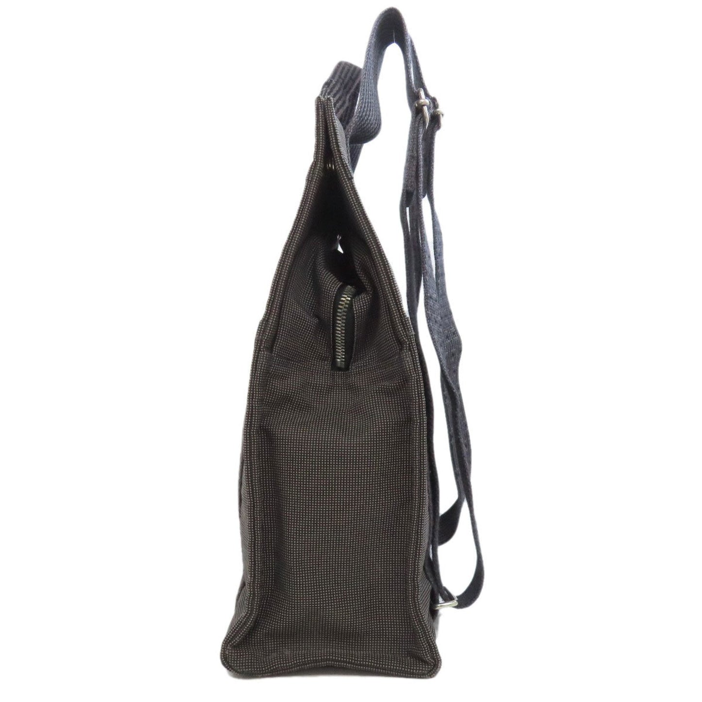 Hermes Backpack Canvas Gray Canvas Backpack 6