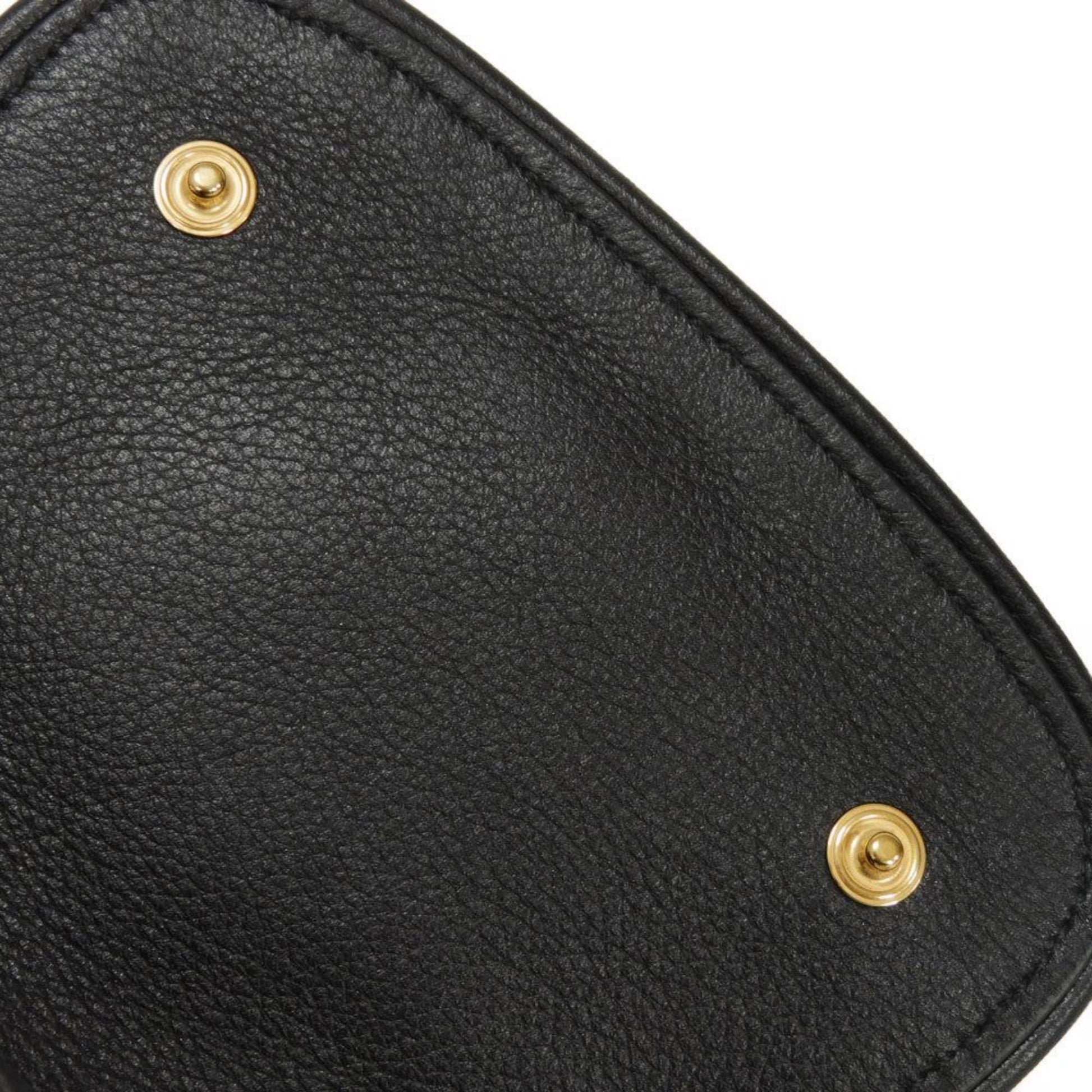 Gucci Black Leather Shoulder Bag
