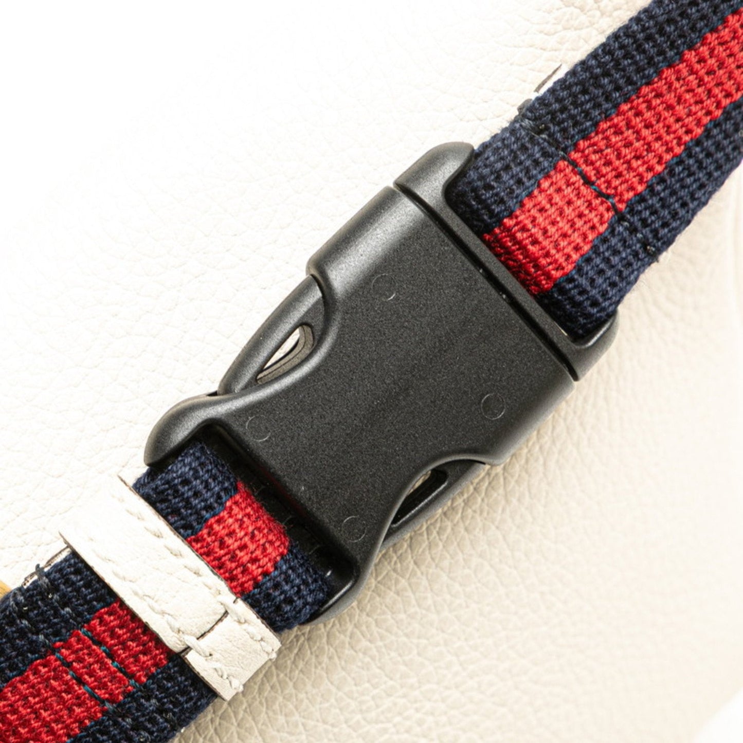 Gucci Multi-Color White Leather Fanny Pack