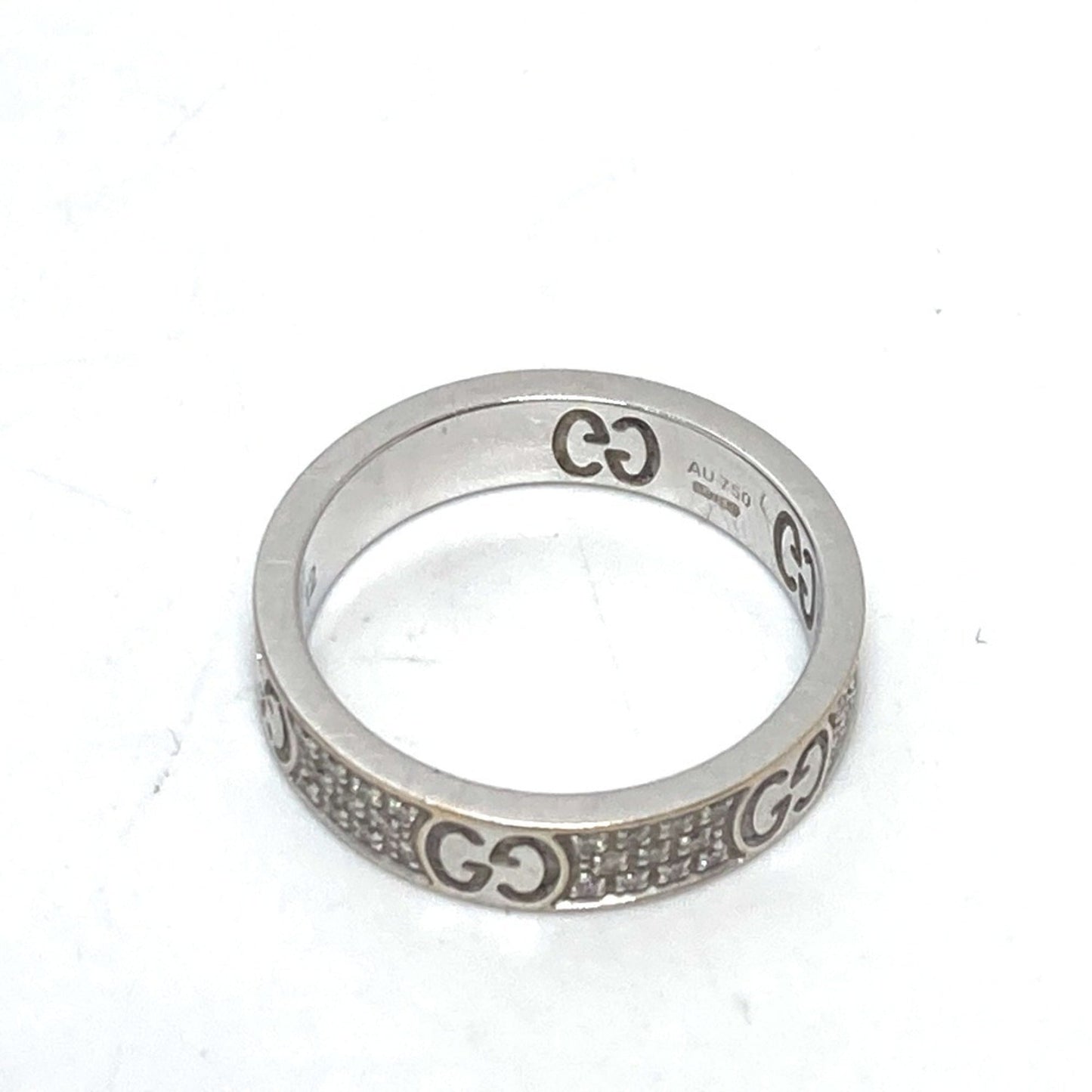 Gucci White Gold (18K) Band Ring