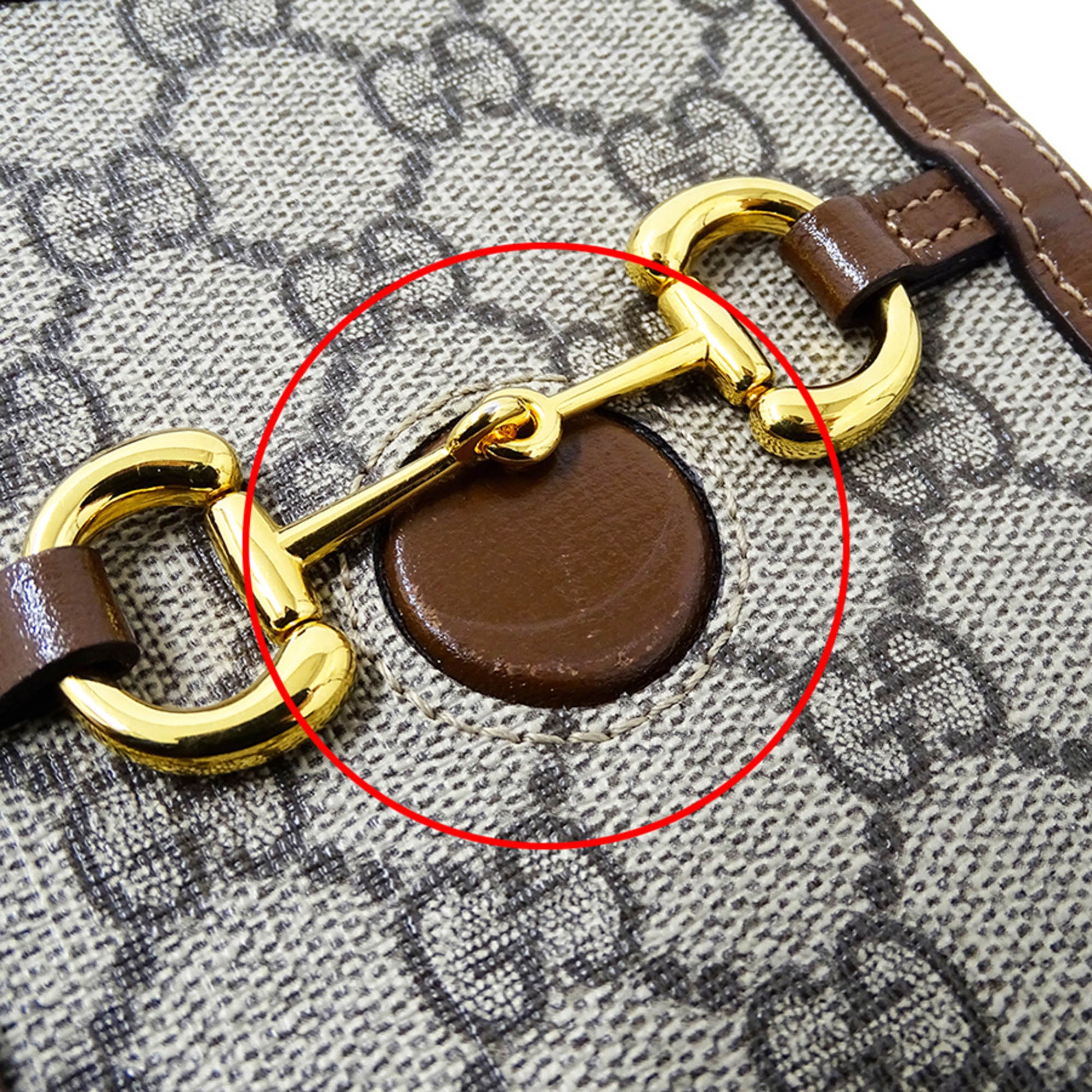 Gucci Beige Brown Gg Supreme Shoulder Bag