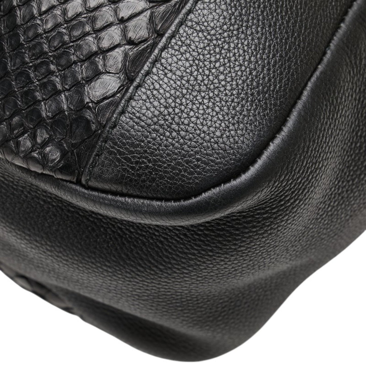 Gucci Black Leather Shoulder Bag Tote Bag