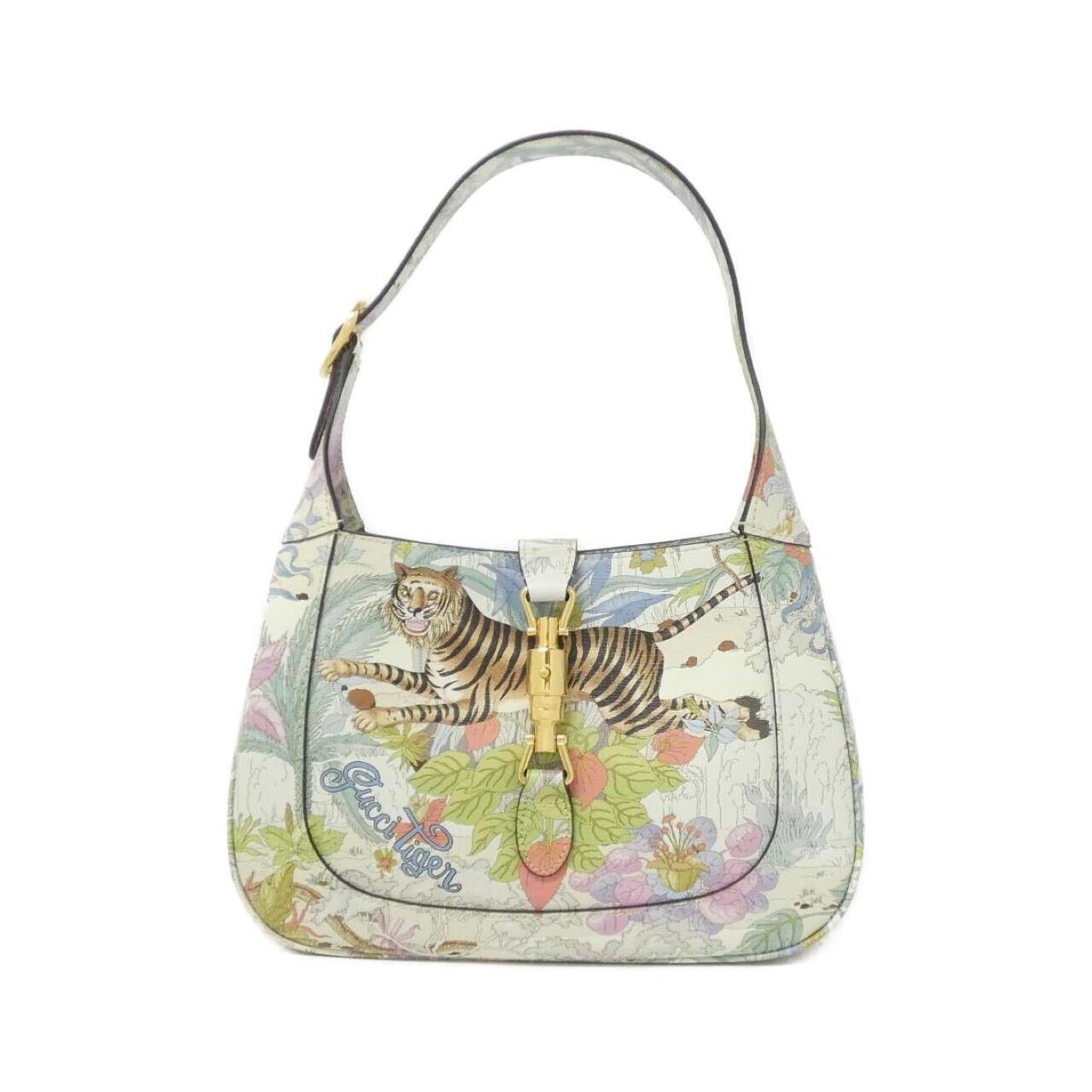 Gucci Off-White Leather Shoulder Bag