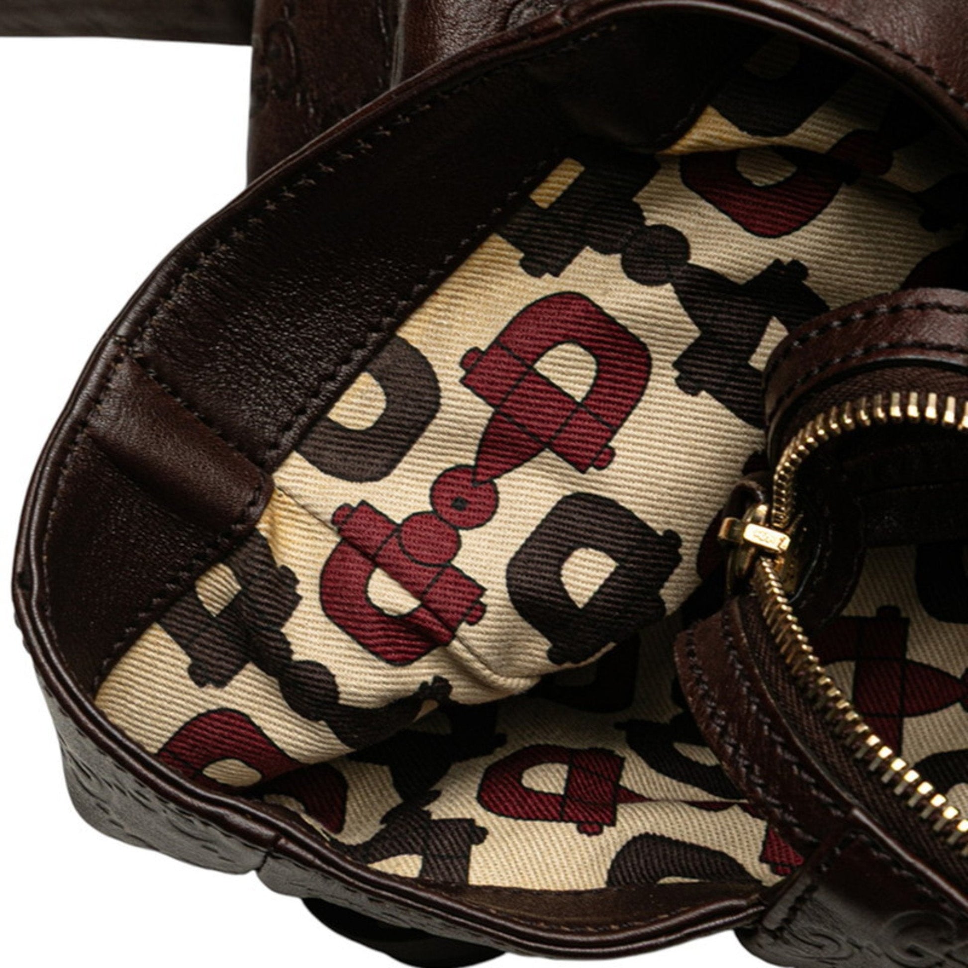 Gucci Hysteria Brown Leather Handbag Tote Bag