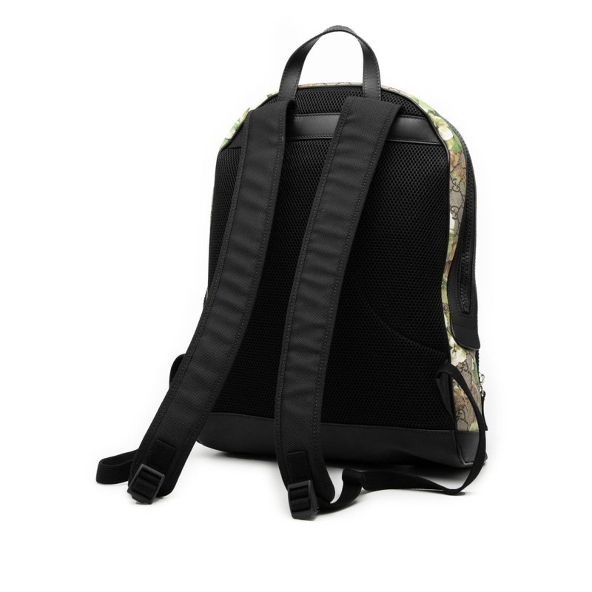 Gucci Beige Blue Pvc Leather Backpack