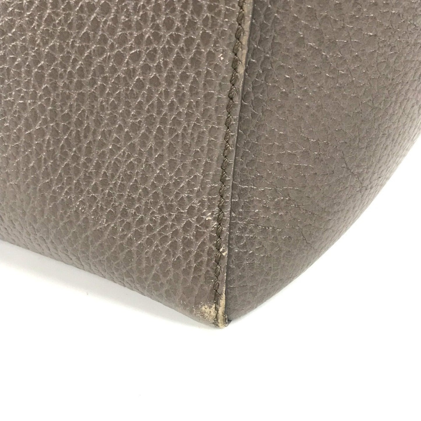 Gucci Gray Pink Leather Shoulder Bag Tote Bag