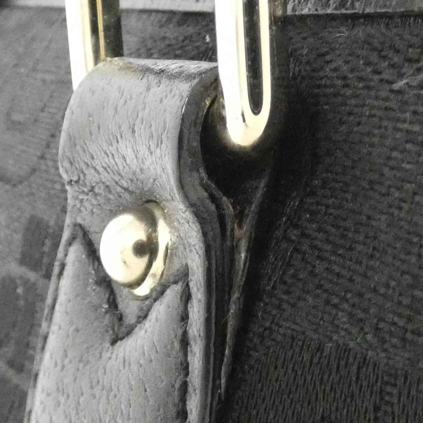 Gucci Black Canvas Handbag