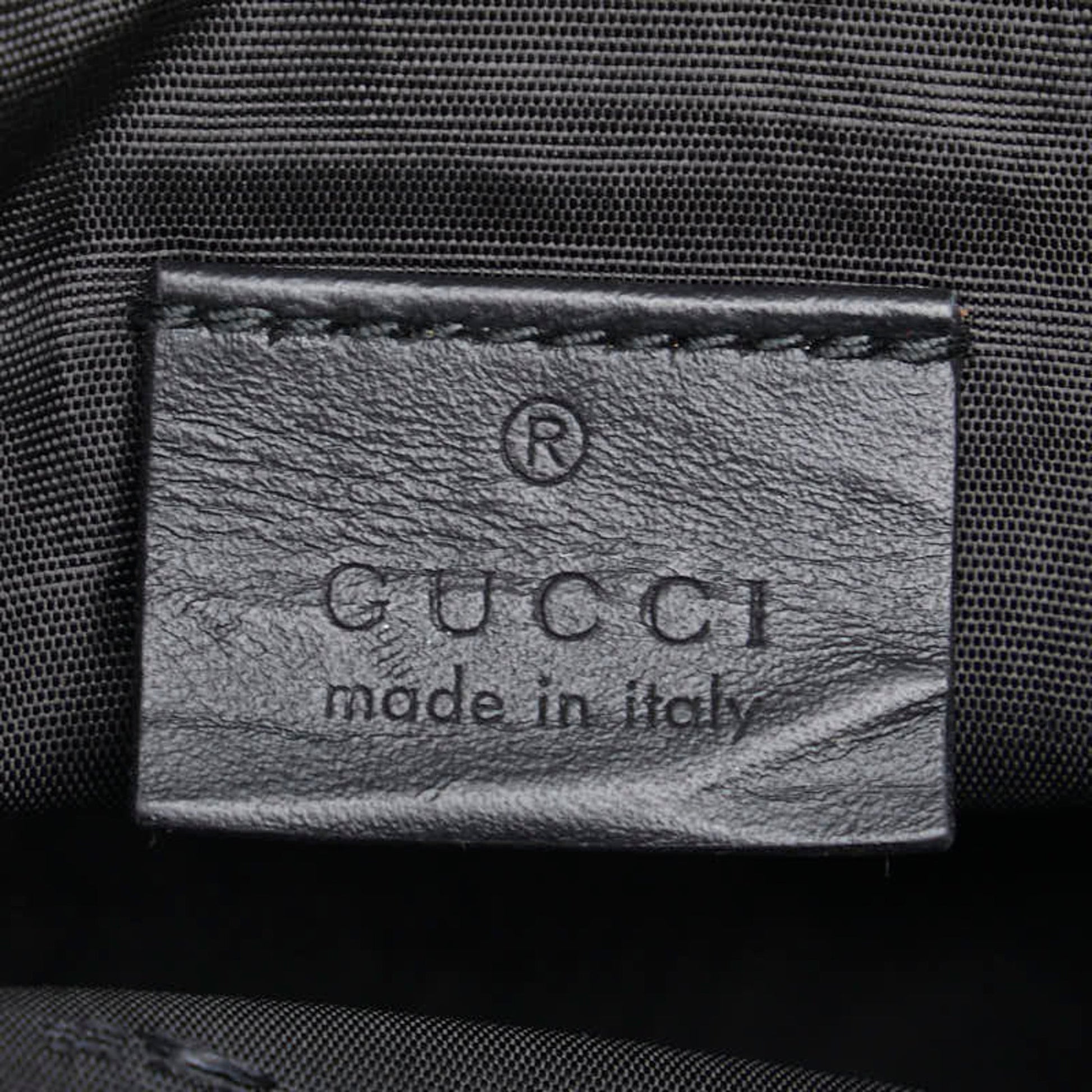 Gucci Black Brown Suede Leather Shoulder Bag