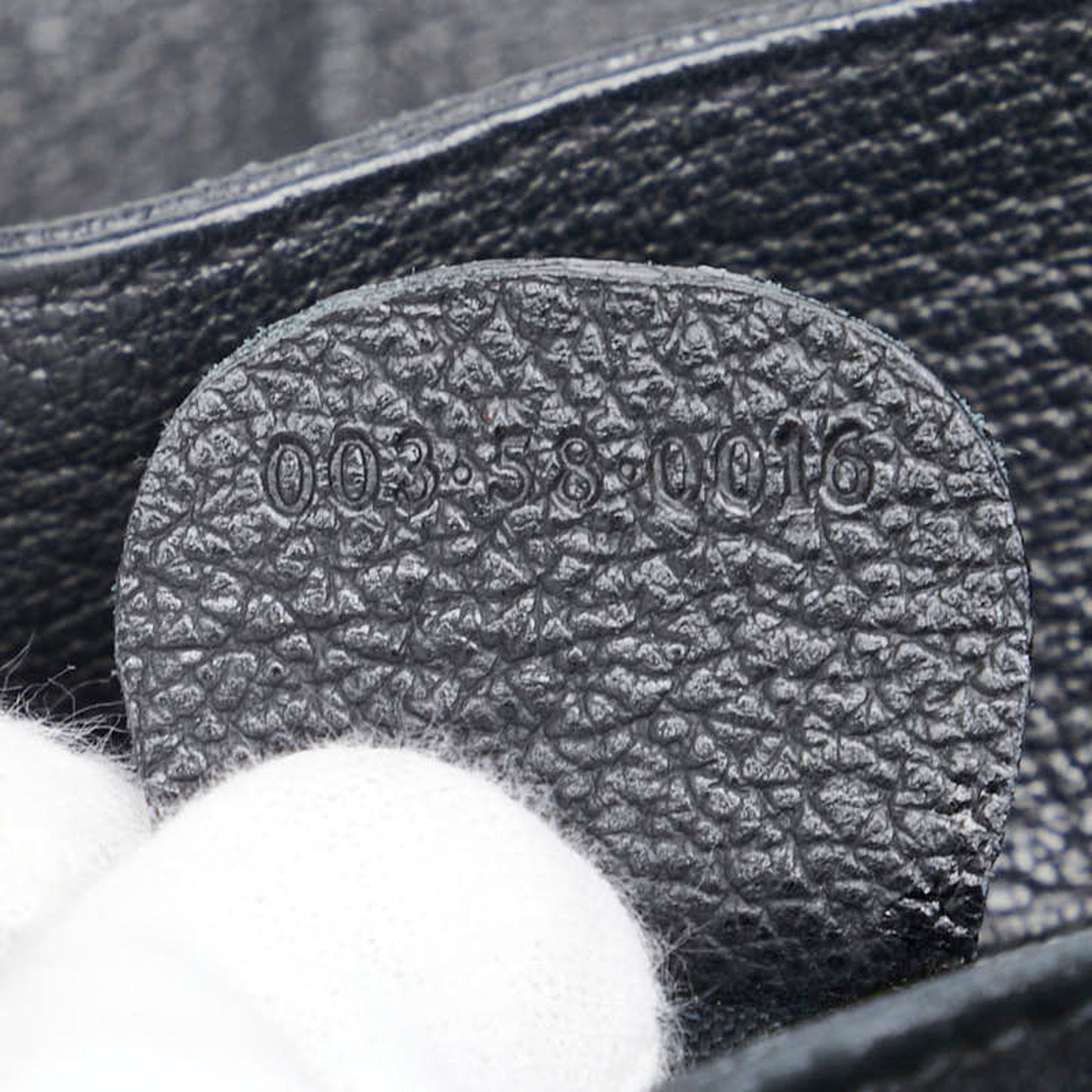 Gucci Black Suede Leather Backpack
