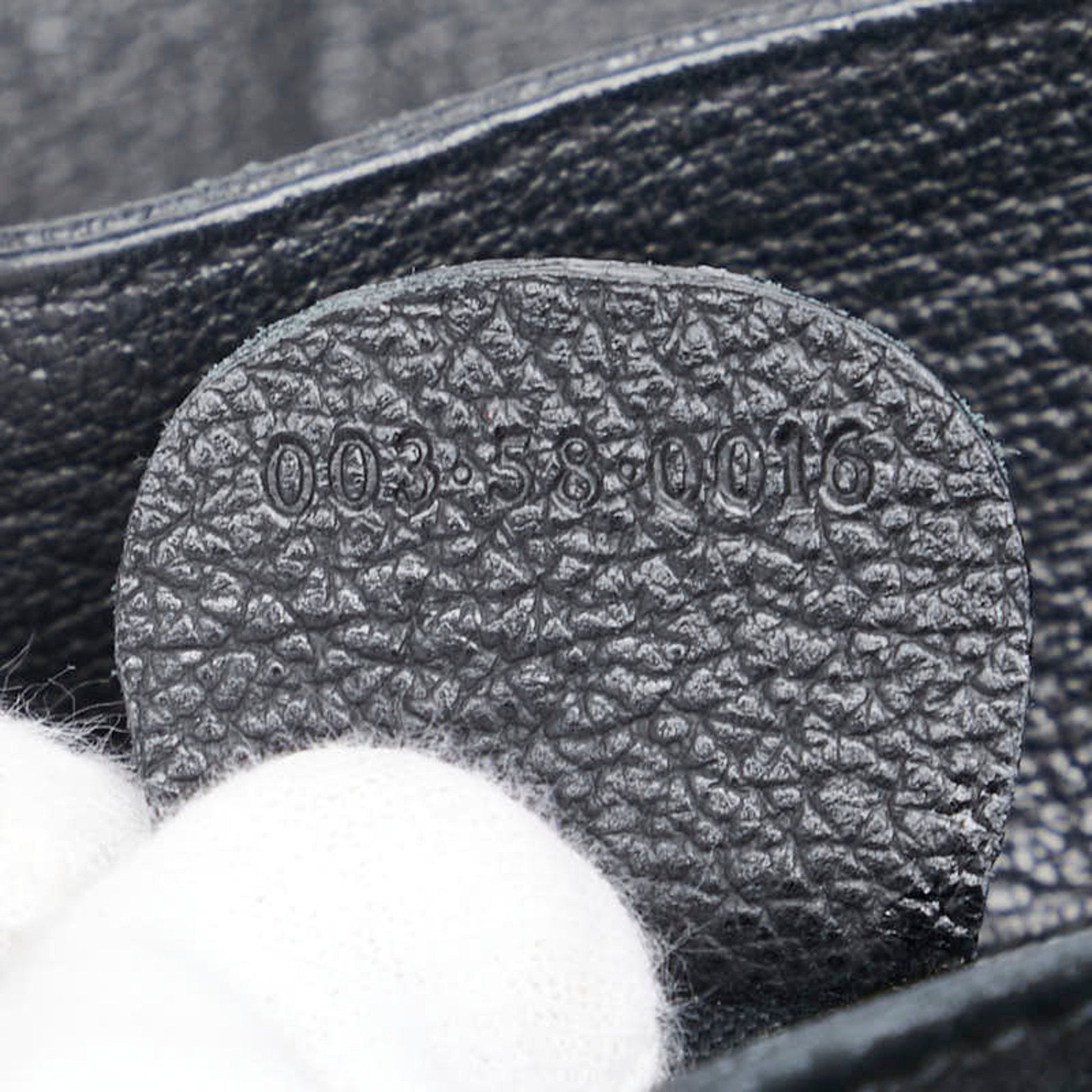 Gucci Black Suede Leather Backpack