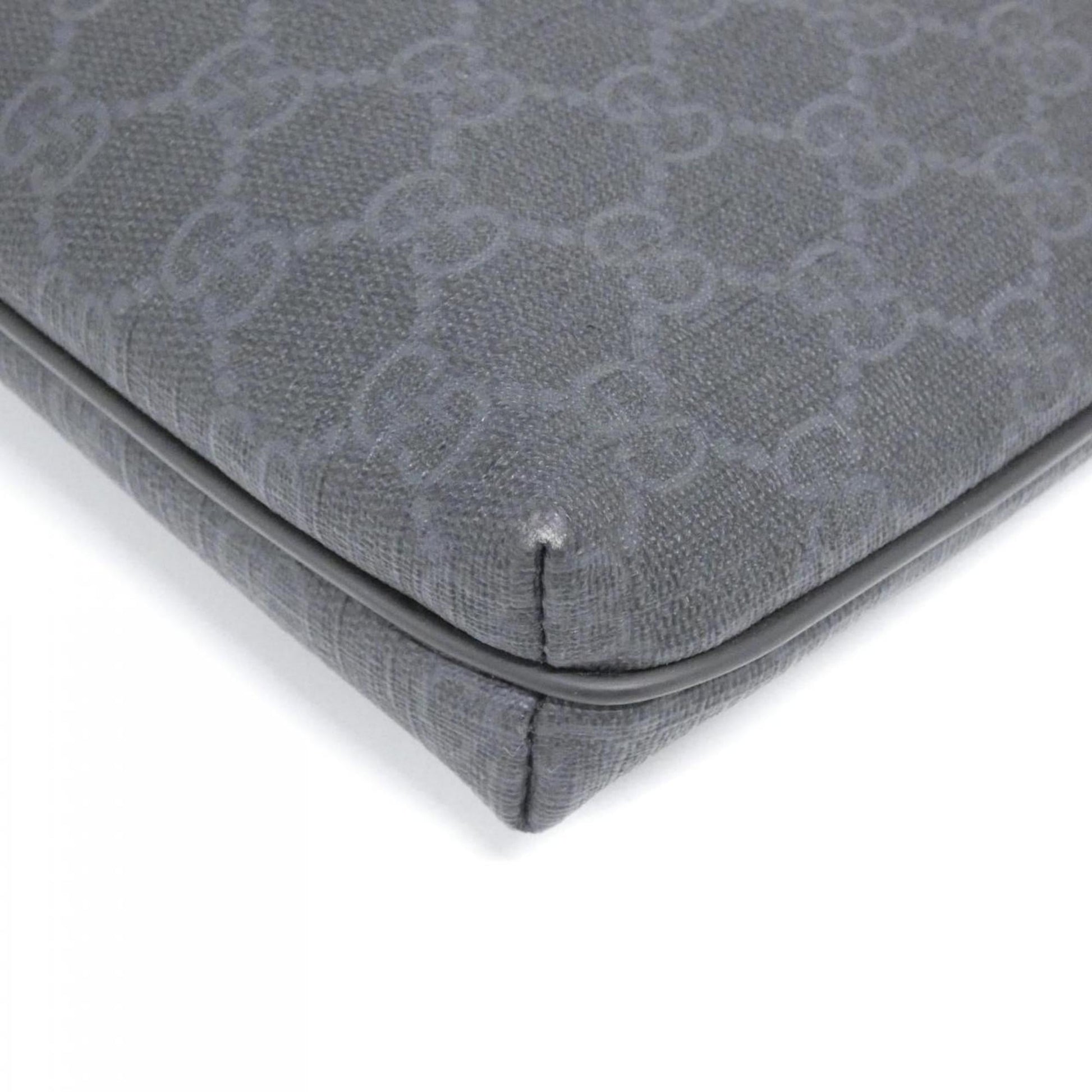 Gucci Black Gray Gg Supreme Shoulder Bag