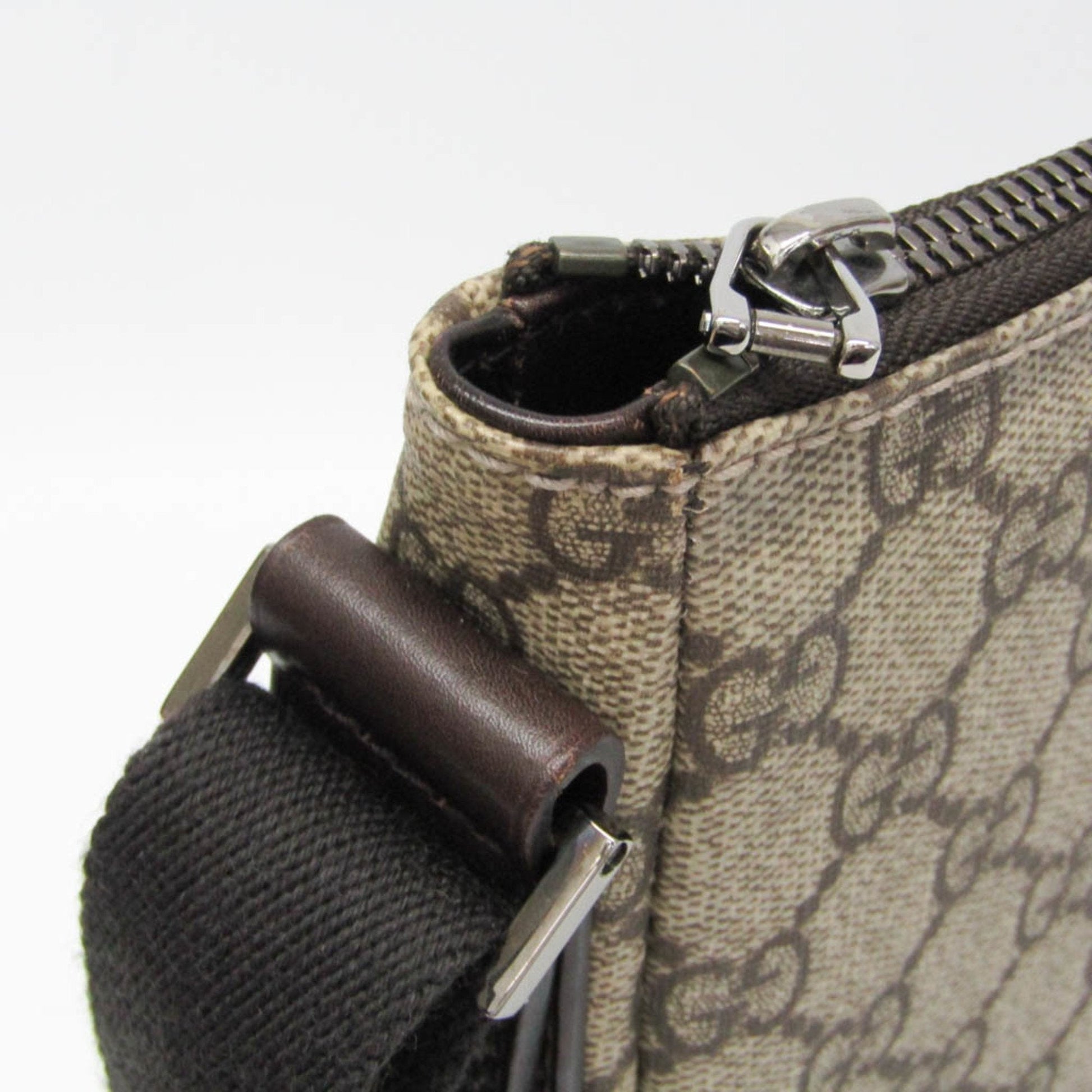 Gucci Beige Brown Gg Supreme Shoulder Bag