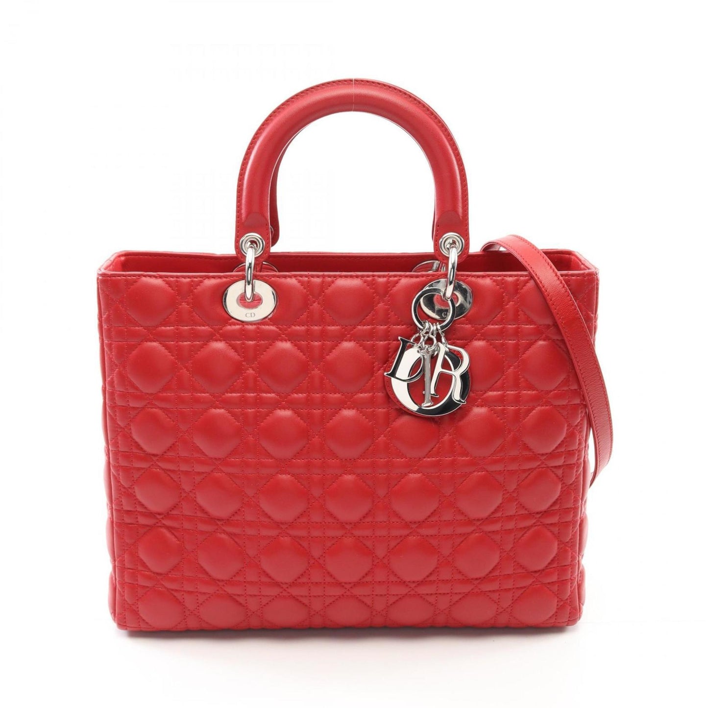 Dior Handbag Christian Color 2 Leather Red