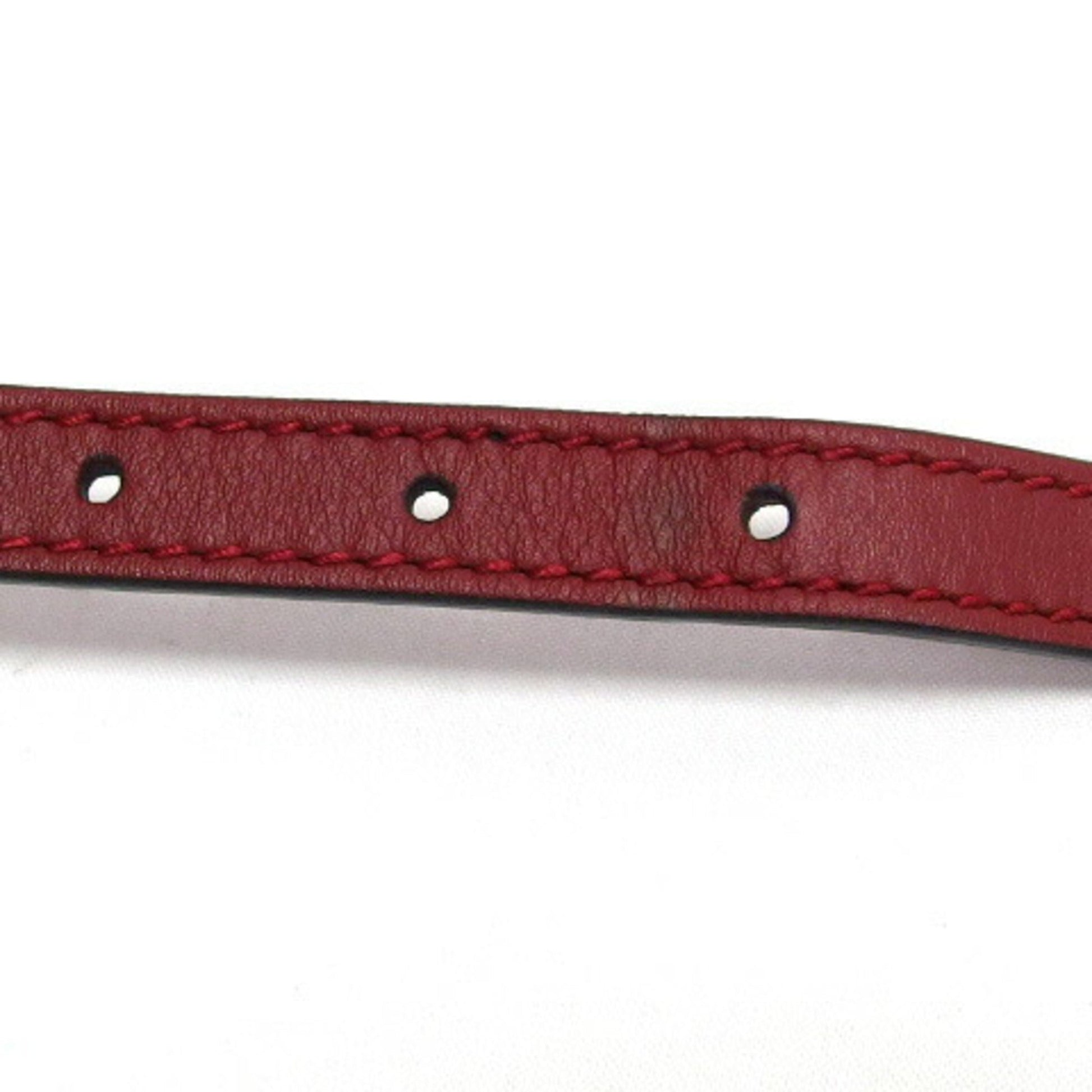 Gucci Red Color Leather Handbag Shoulder Bag