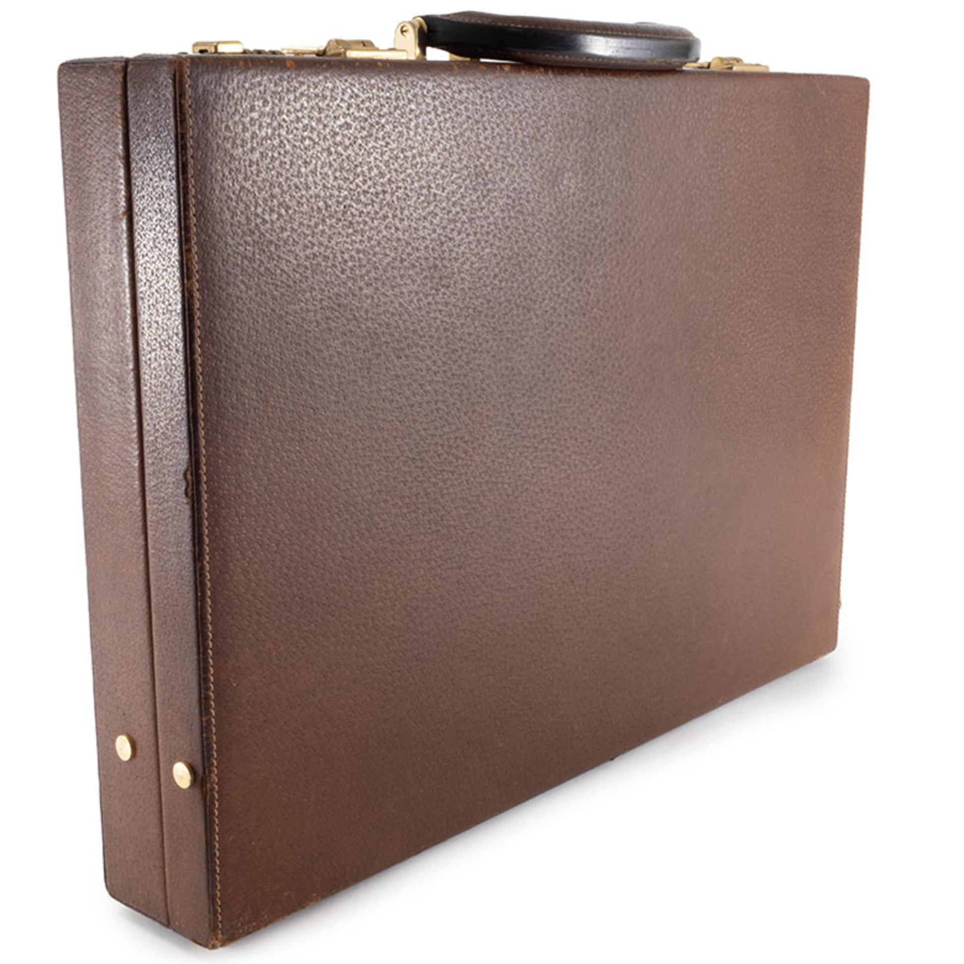 Gucci Brown Leather Attaché Case