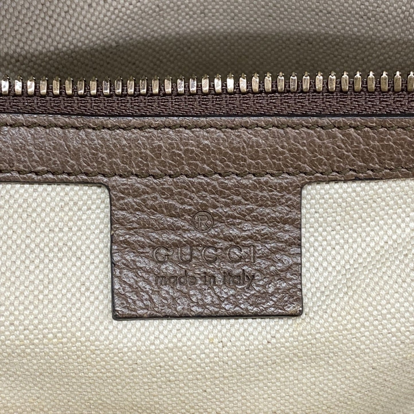 Gucci Brown Pvc Leather Backpack