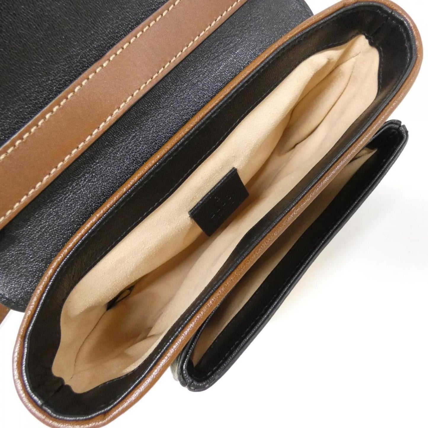 Gucci Beige Black Brown Gg Supreme Shoulder Bag