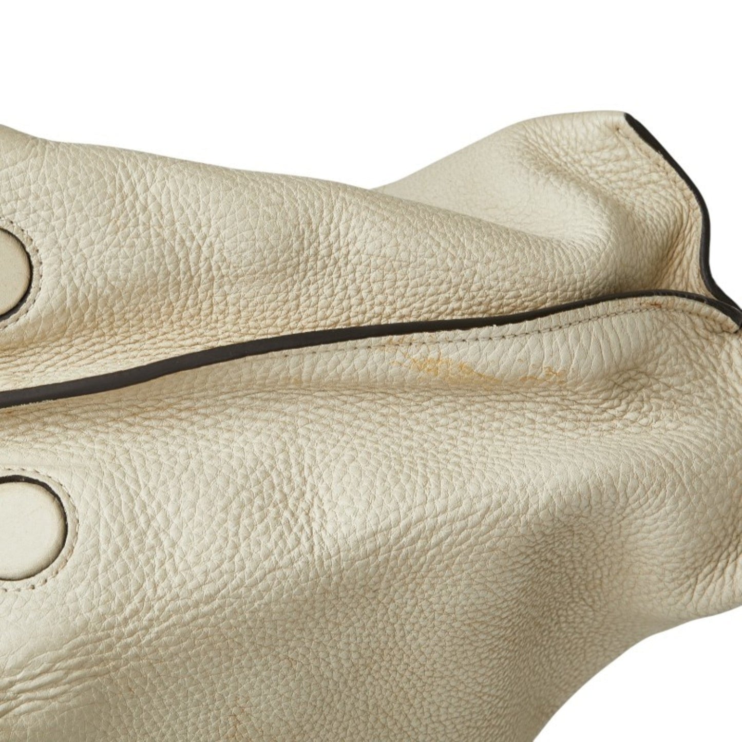 Gucci White Leather Shoulder Bag Tote Bag