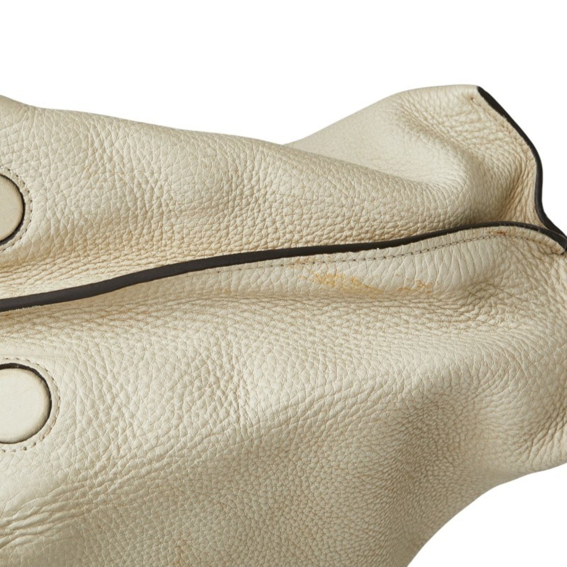 Gucci White Leather Shoulder Bag Tote Bag