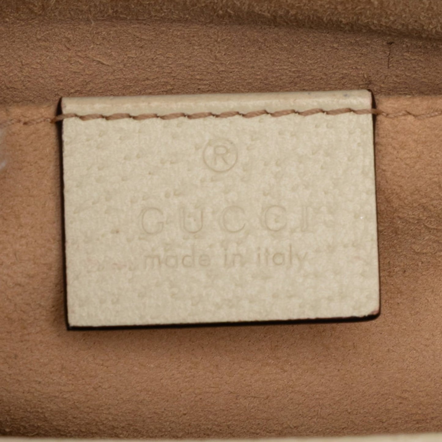 Gucci Beige Ivory Pvc Leather Shoulder Bag