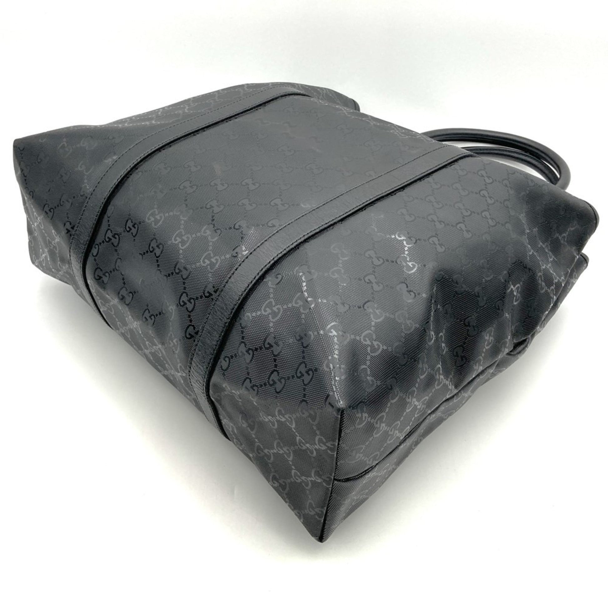 Gucci Gg Imprimé Black Gg Imprimé Tote Bag