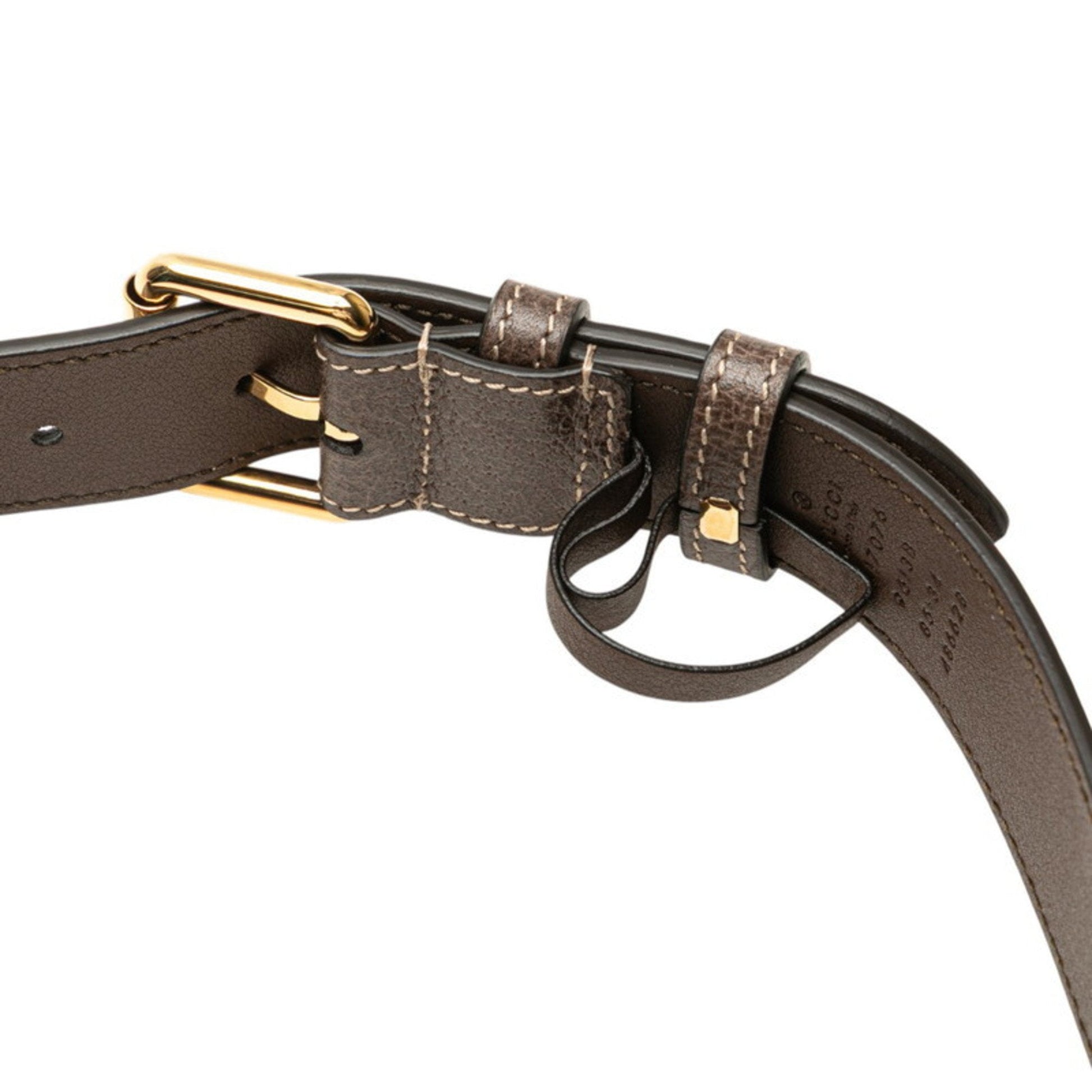 Gucci Ophidia Beige Brown Pvc Leather Fanny Pack