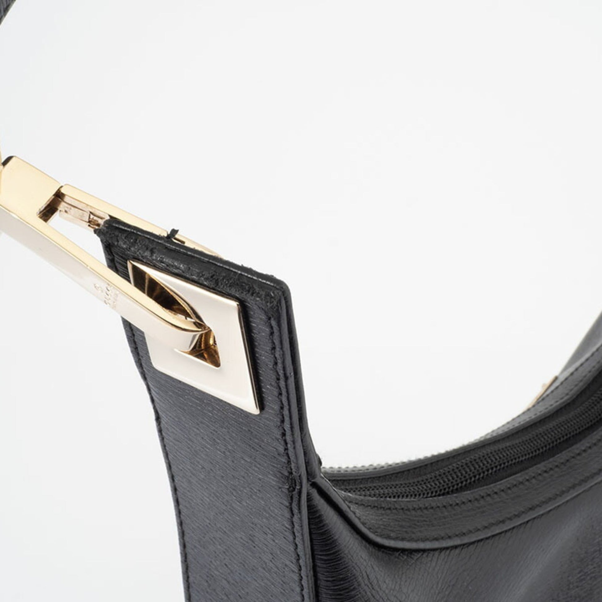 Gucci Black Leather Tote Bag