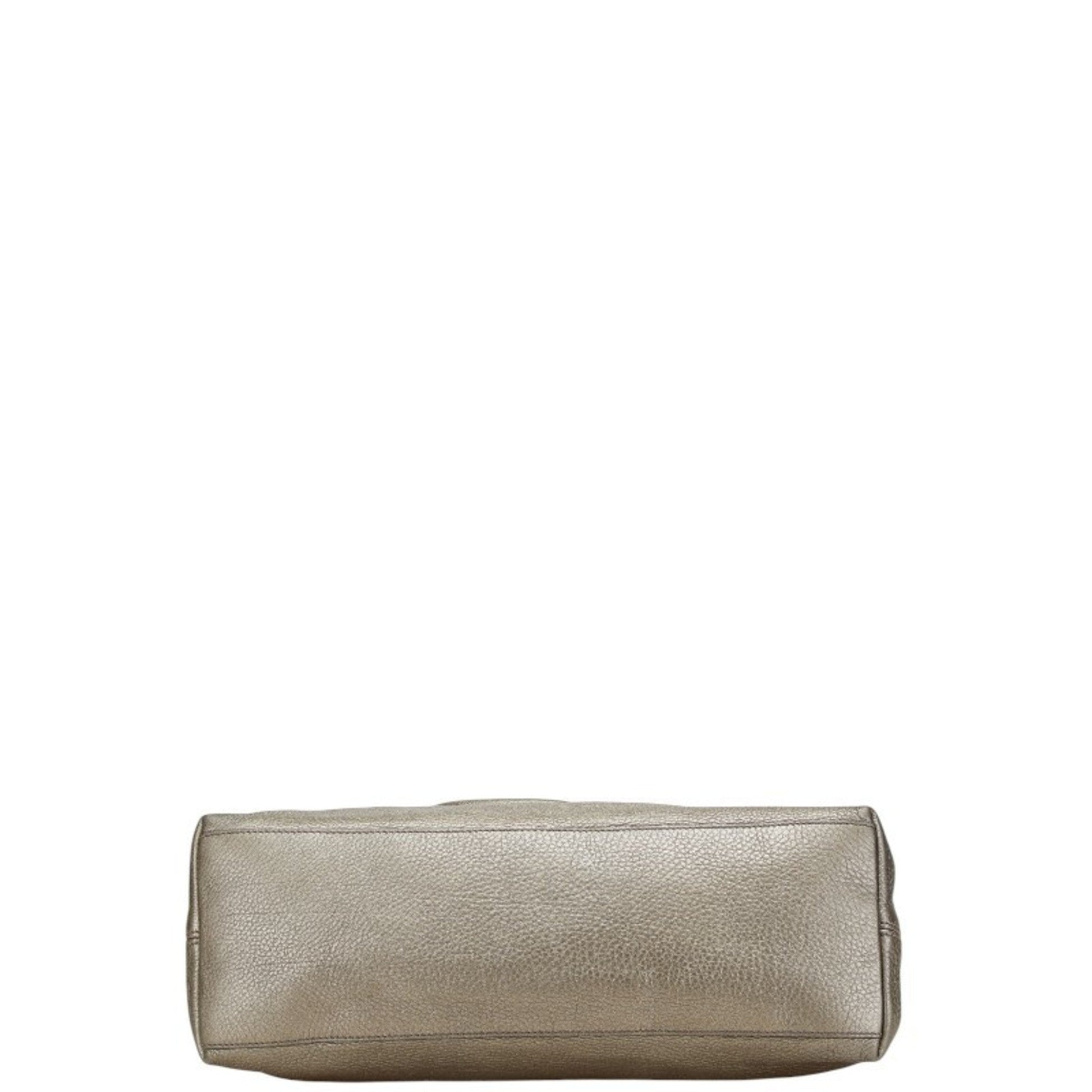 Gucci Gold Leather Shoulder Bag