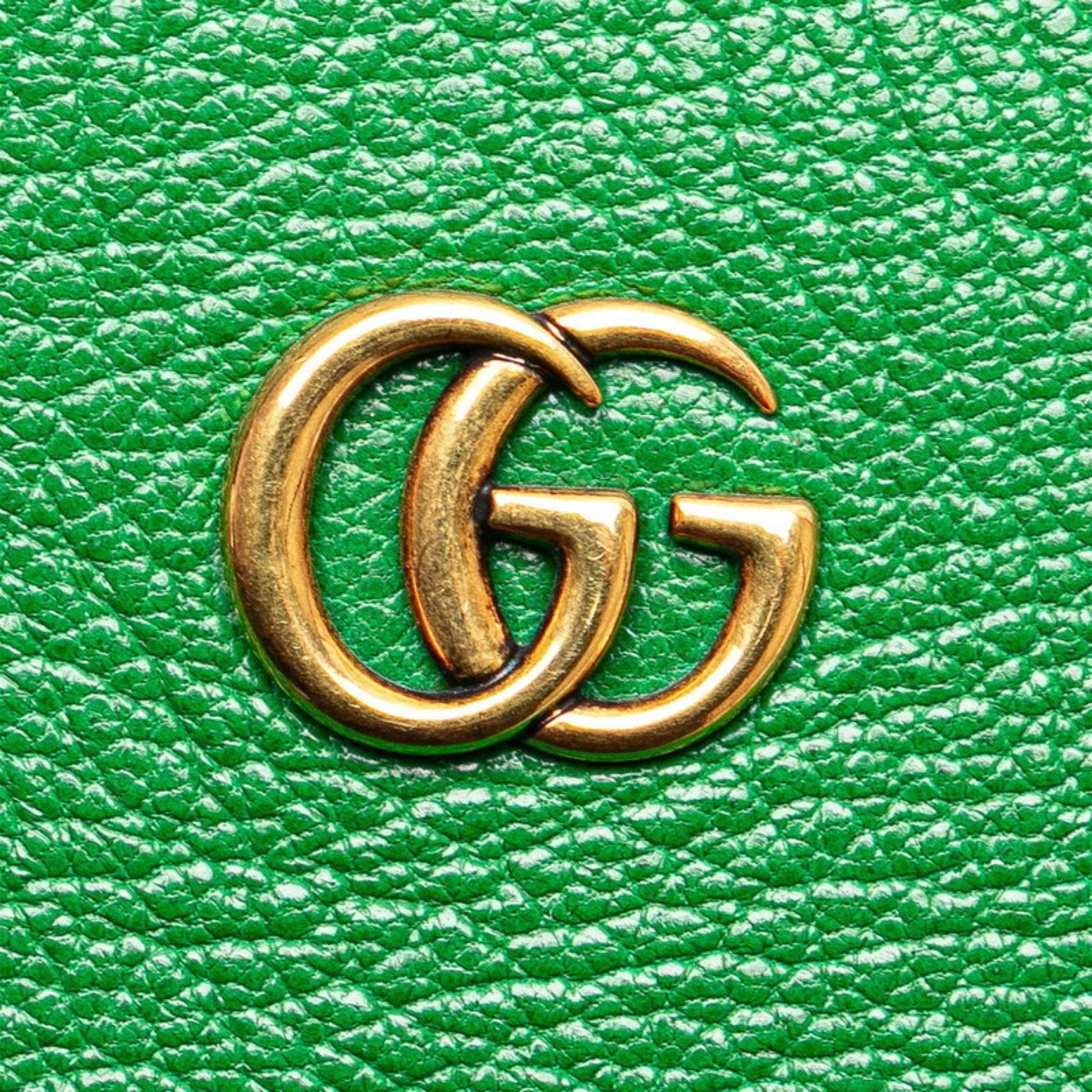 Gucci Green Leather Shoulder Bag