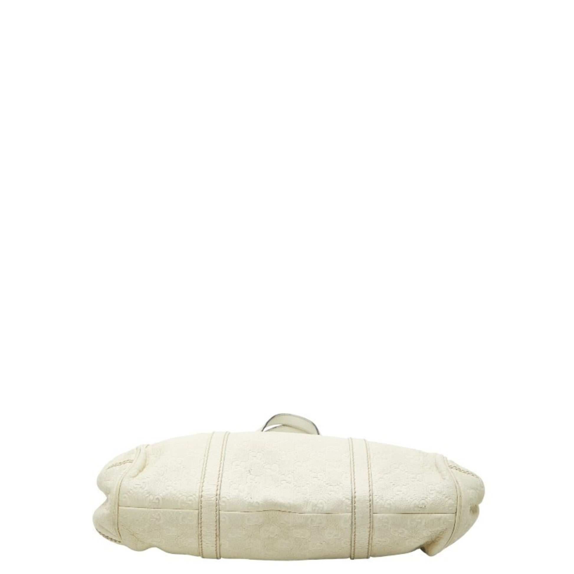Gucci Ivory White Leather Handbag Tote Bag