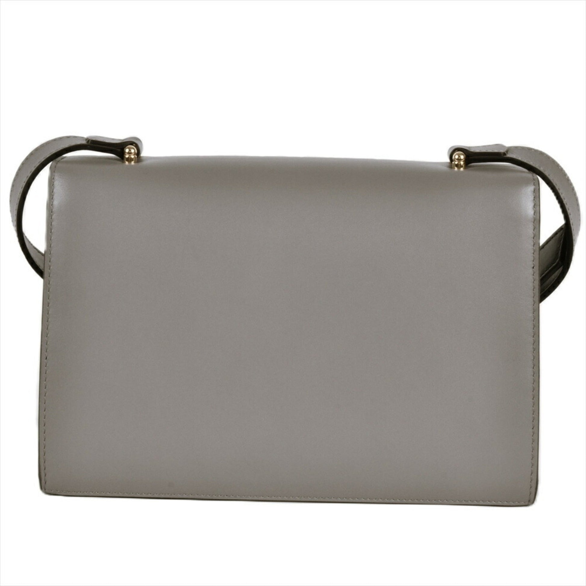 Gucci Gray Leather Shoulder Bag