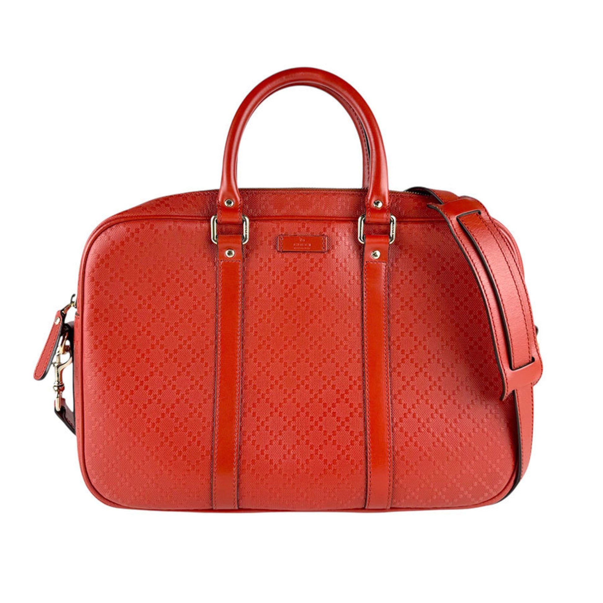 Gucci Orange Leather Handbag Shoulder Bag